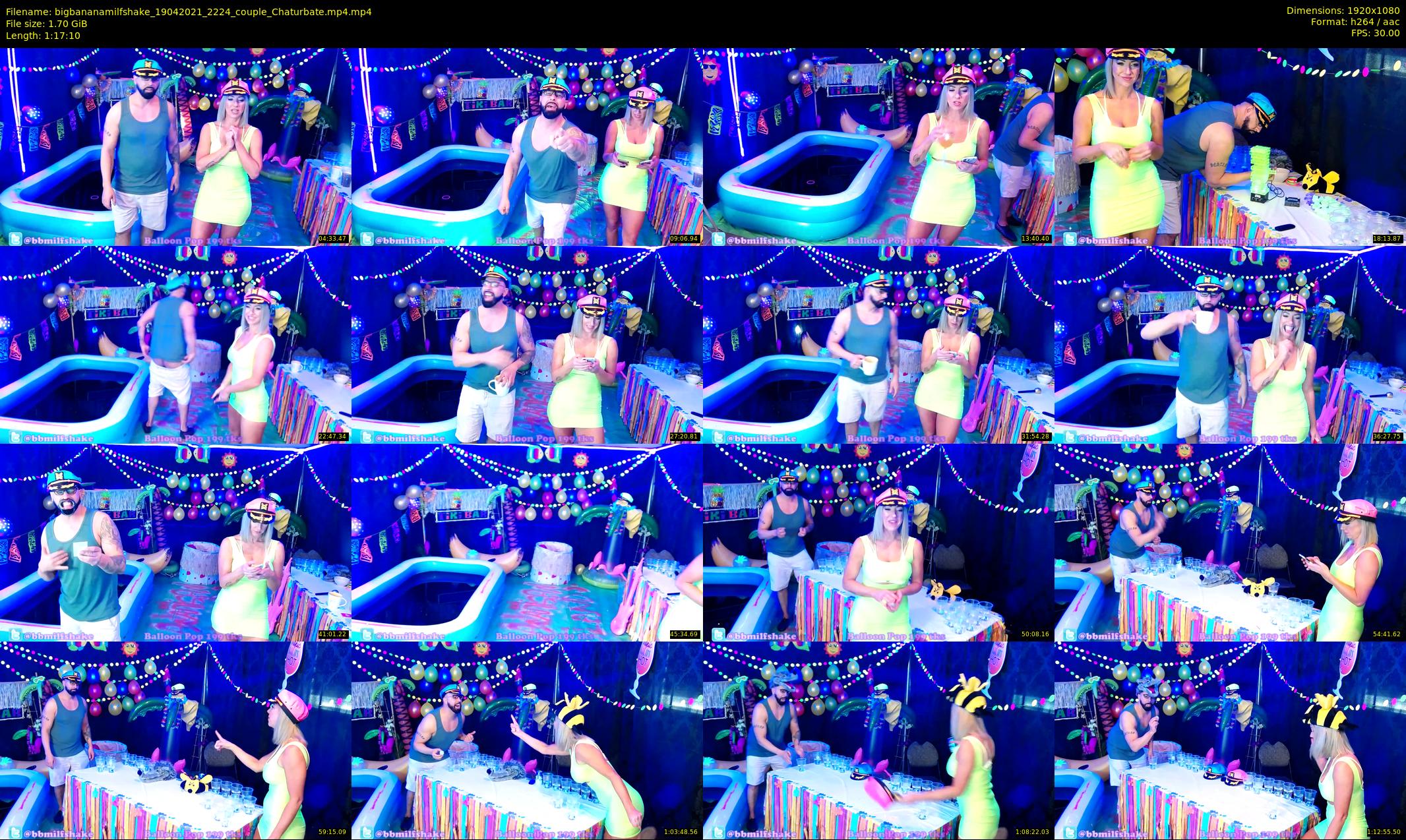 bigbananamilfshake — 78 minute Chaturbate couple cam show recording, 1080p, Apr 19, 2021