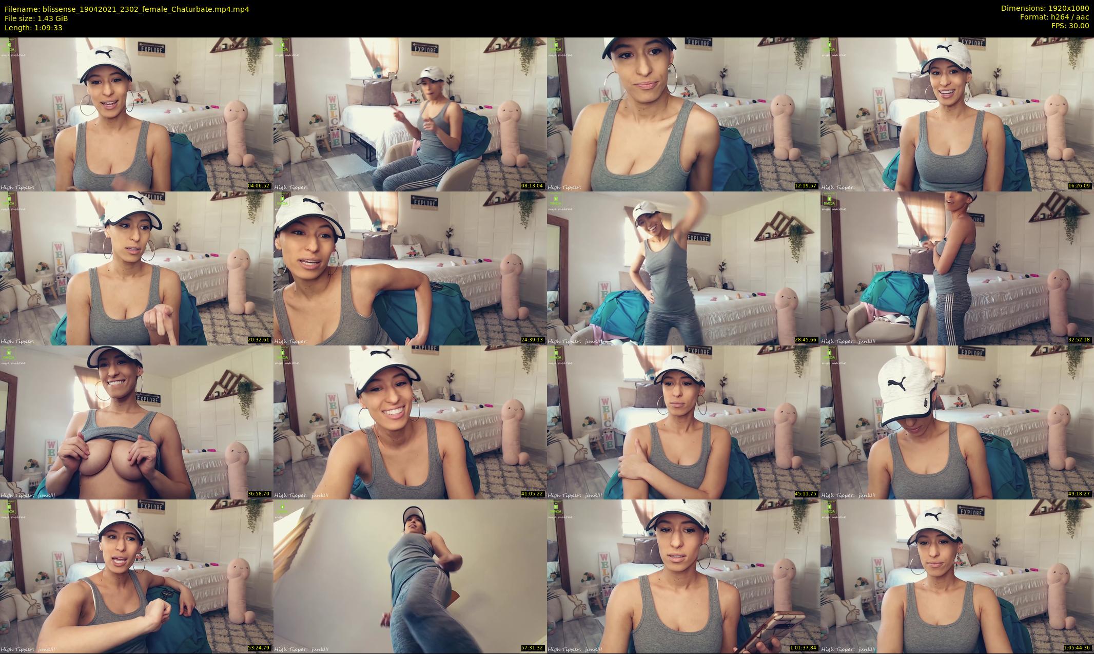 blissense — 70 minute Chaturbate female cam show recording, 1080p, Apr 19, 2021