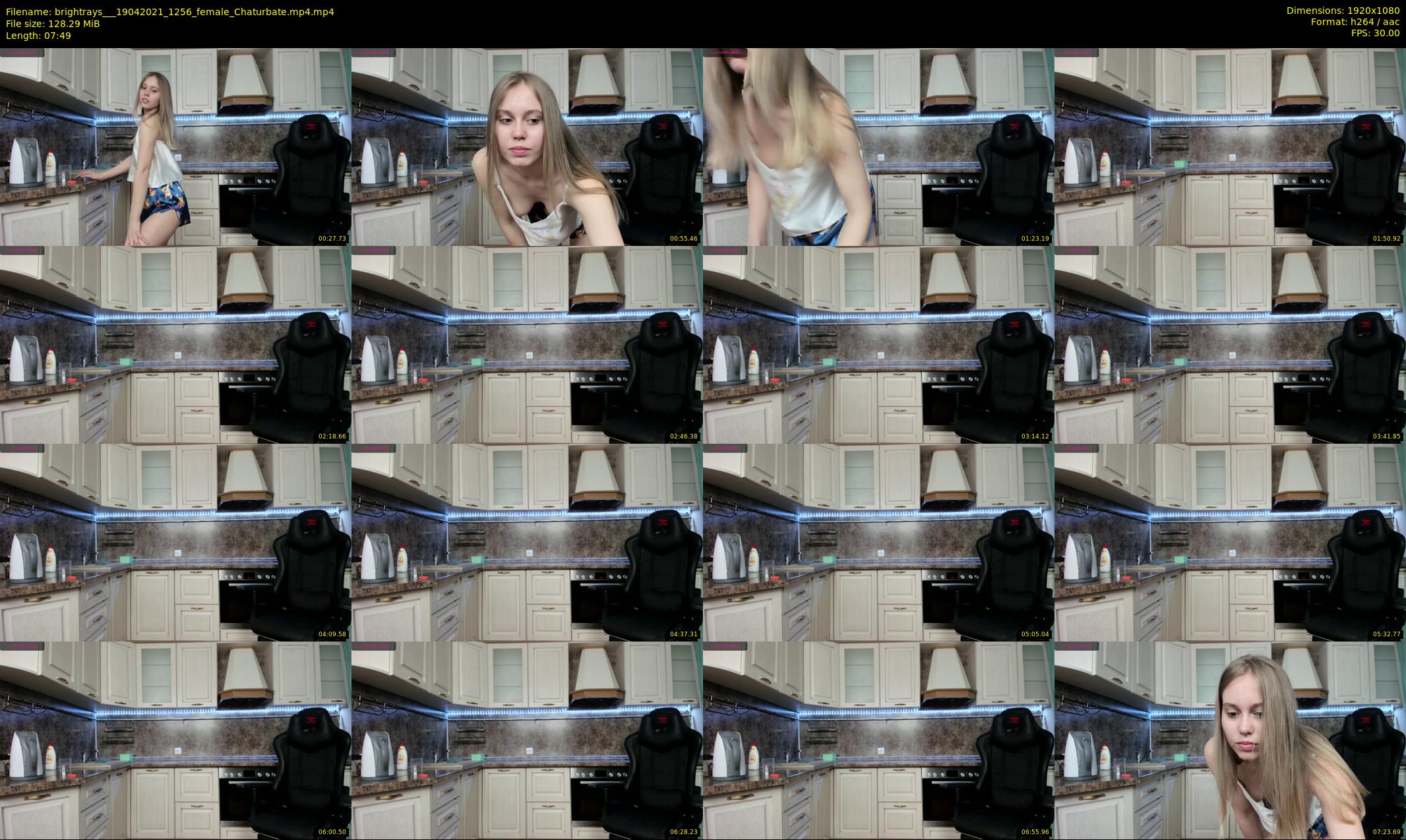 brightrays__ — 8 minute Chaturbate female cam show recording, 1080p, Apr 19, 2021