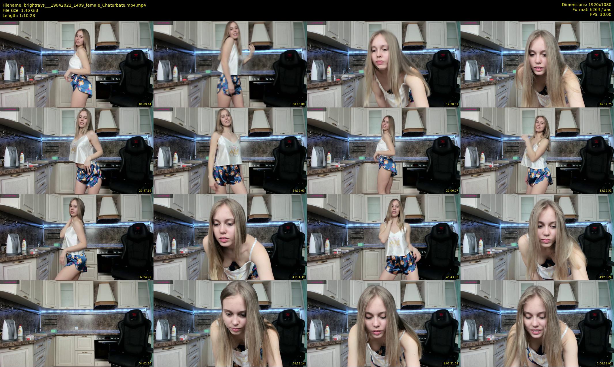 brightrays__ — 71 minute Chaturbate female cam show recording, 1080p, Apr 19, 2021