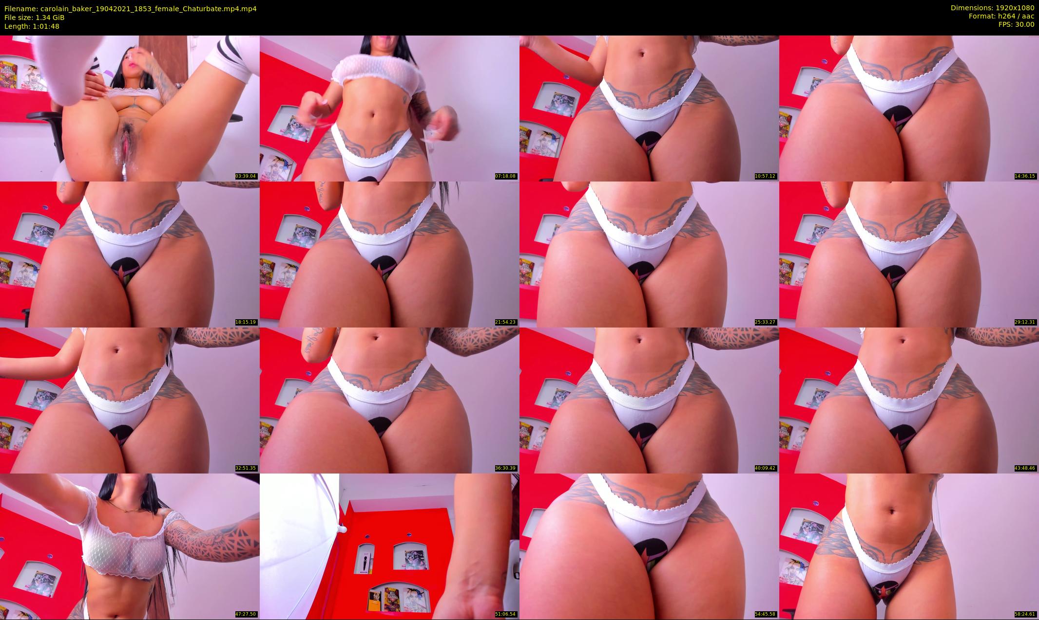 carolain_baker — 62 minute Chaturbate female cam show recording, 1080p, Apr 19, 2021