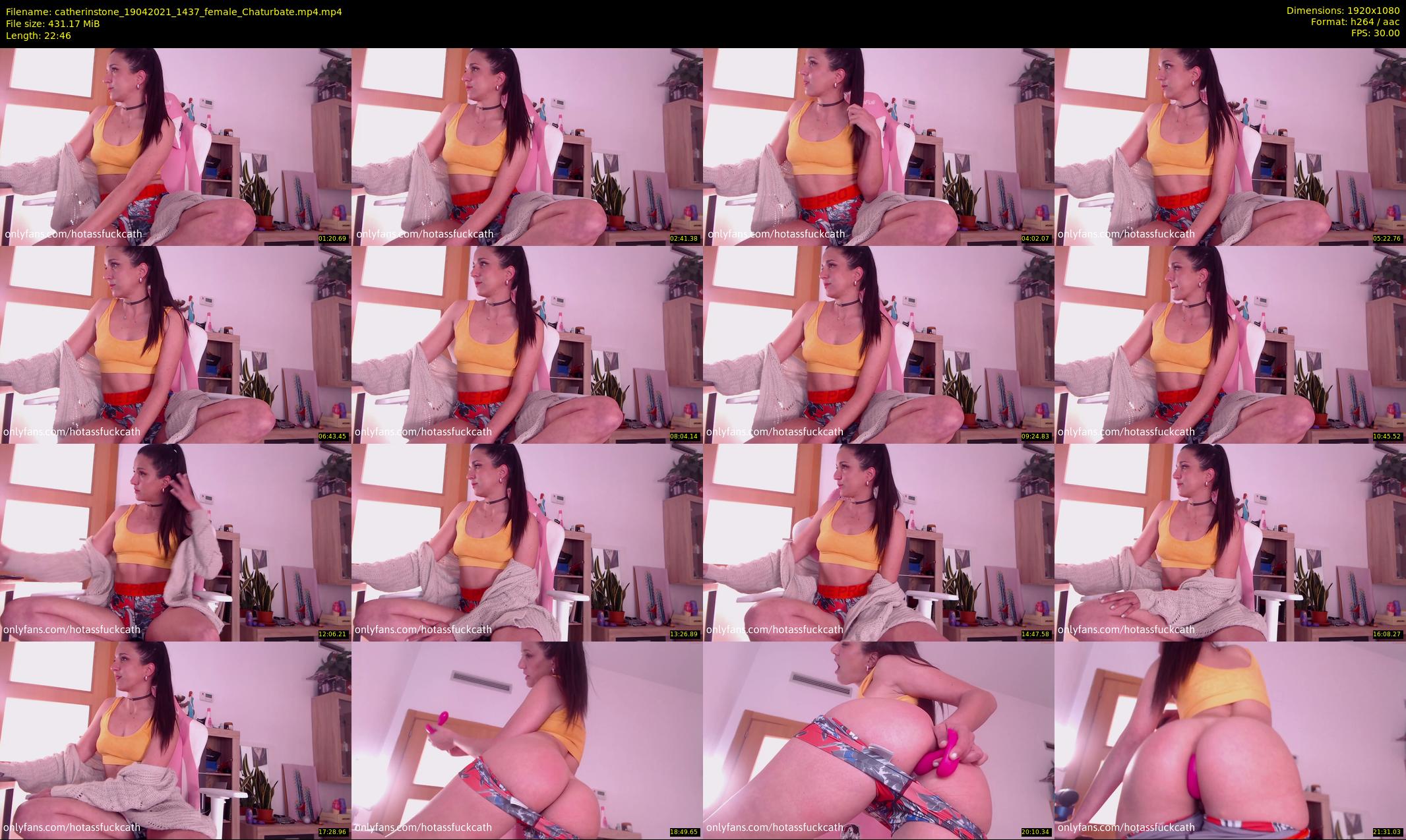 catherinstone — 23 minute Chaturbate female cam show recording, 1080p, Apr 19, 2021