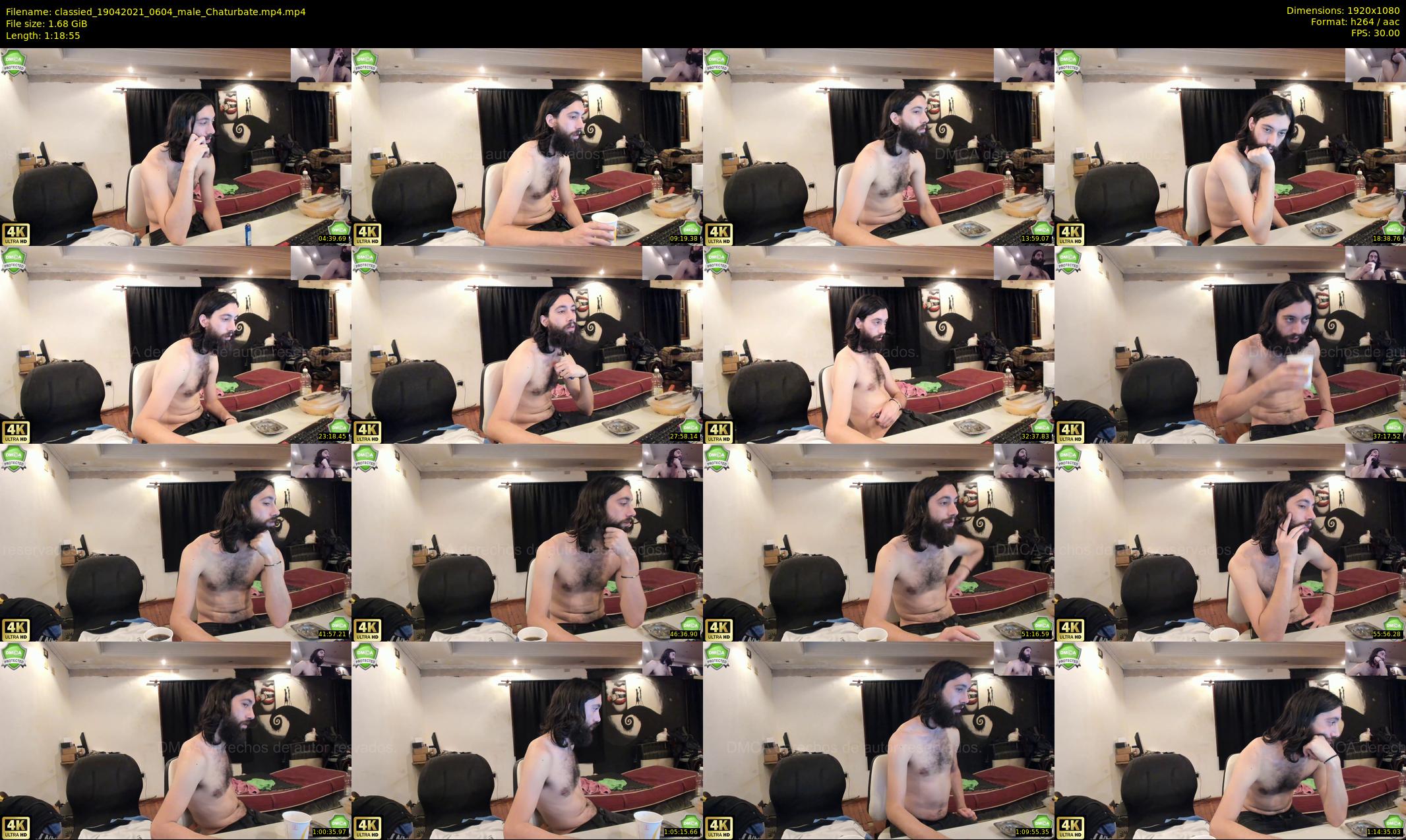 classied — 79 minute Chaturbate male cam show recording, 1080p, Apr 19, 2021