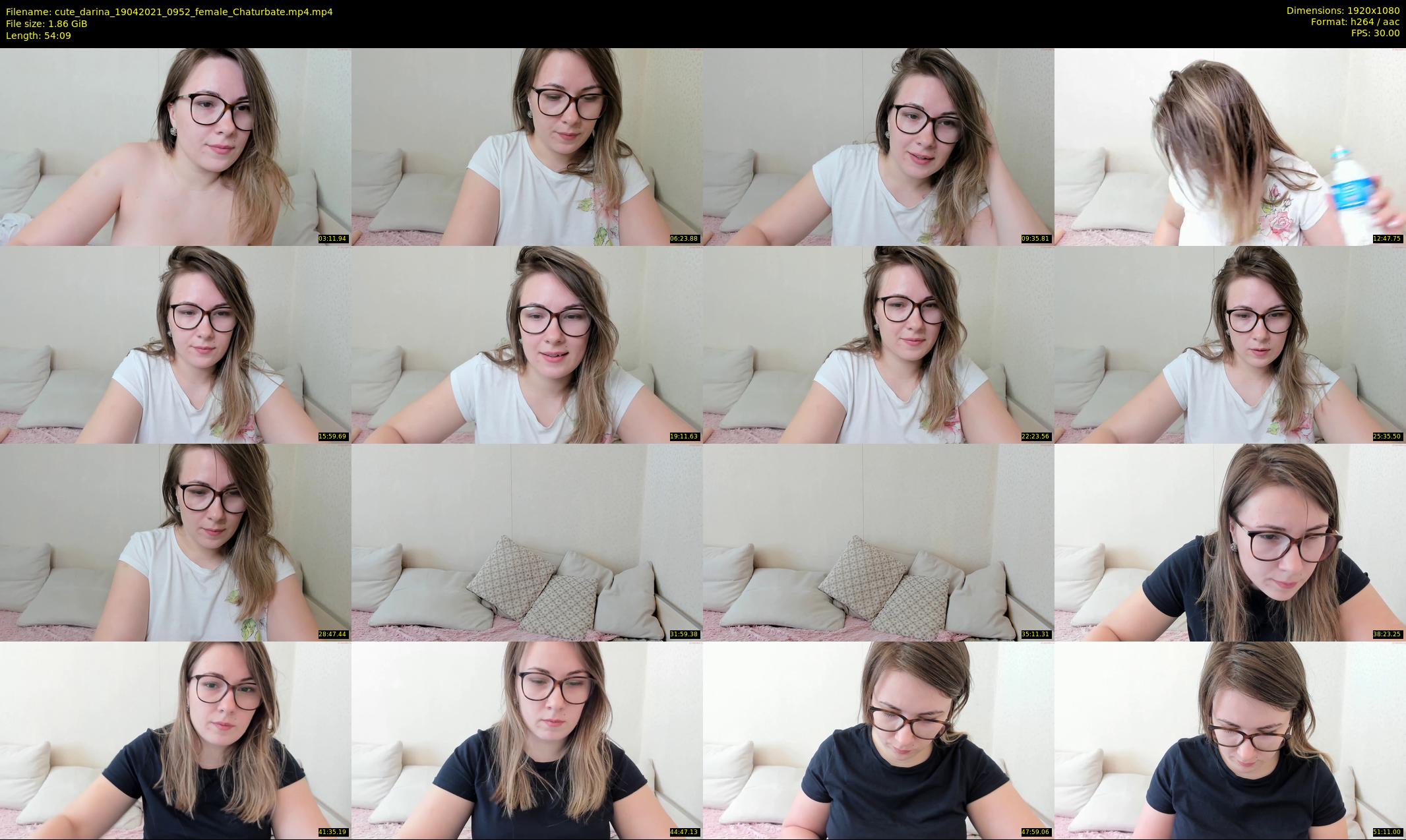 cute_darina — 55 minute Chaturbate female cam show recording, 1080p, Apr 19, 2021