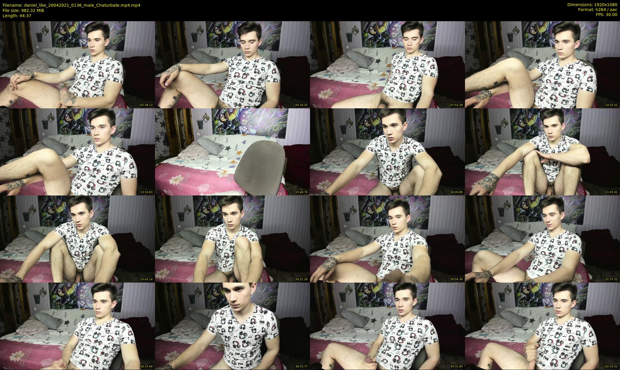 daniel_like — 45 minute Chaturbate male cam show recording, 1080p, Apr 20, 2021