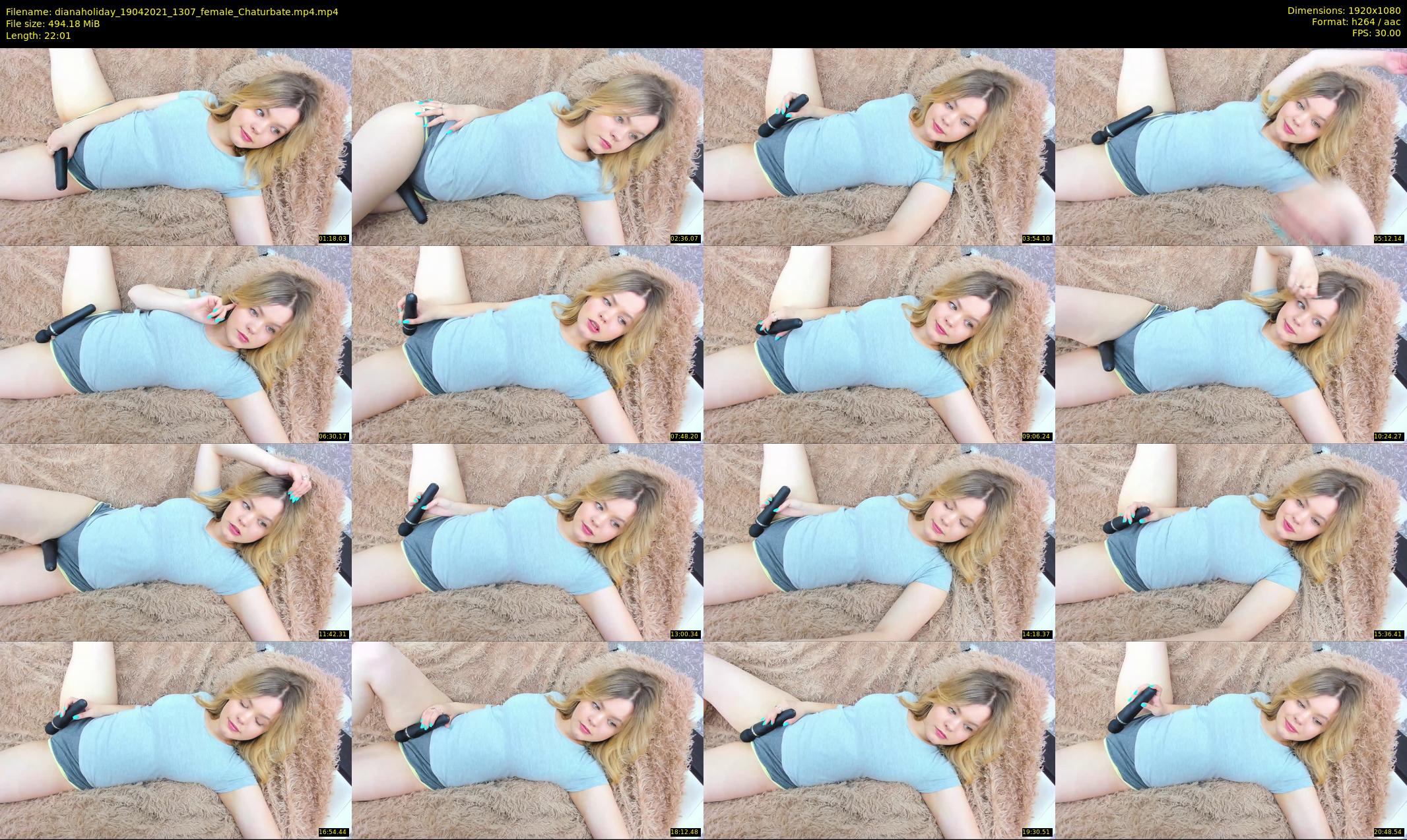 dianaholiday — 23 minute Chaturbate female cam show recording, 1080p, Apr 19, 2021