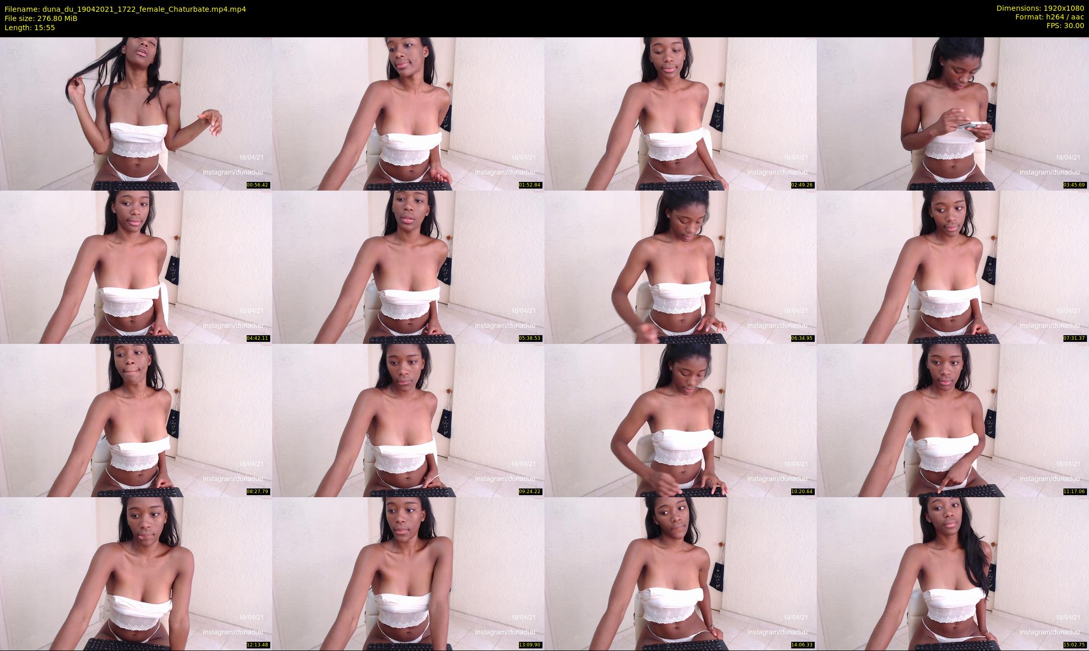 duna_du — 16 minute Chaturbate female cam show recording, 1080p, Apr 19, 2021