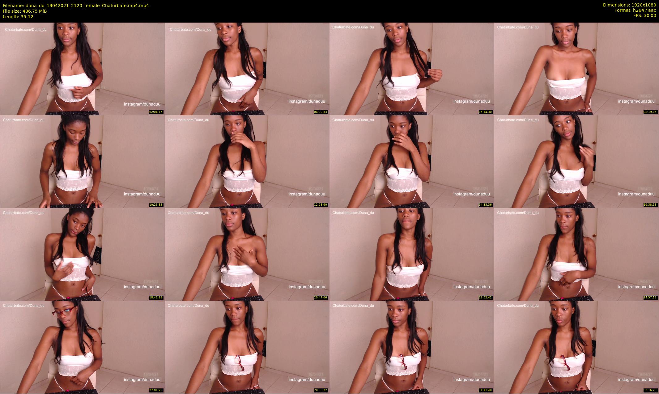 duna_du — 36 minute Chaturbate female cam show recording, 1080p, Apr 19, 2021