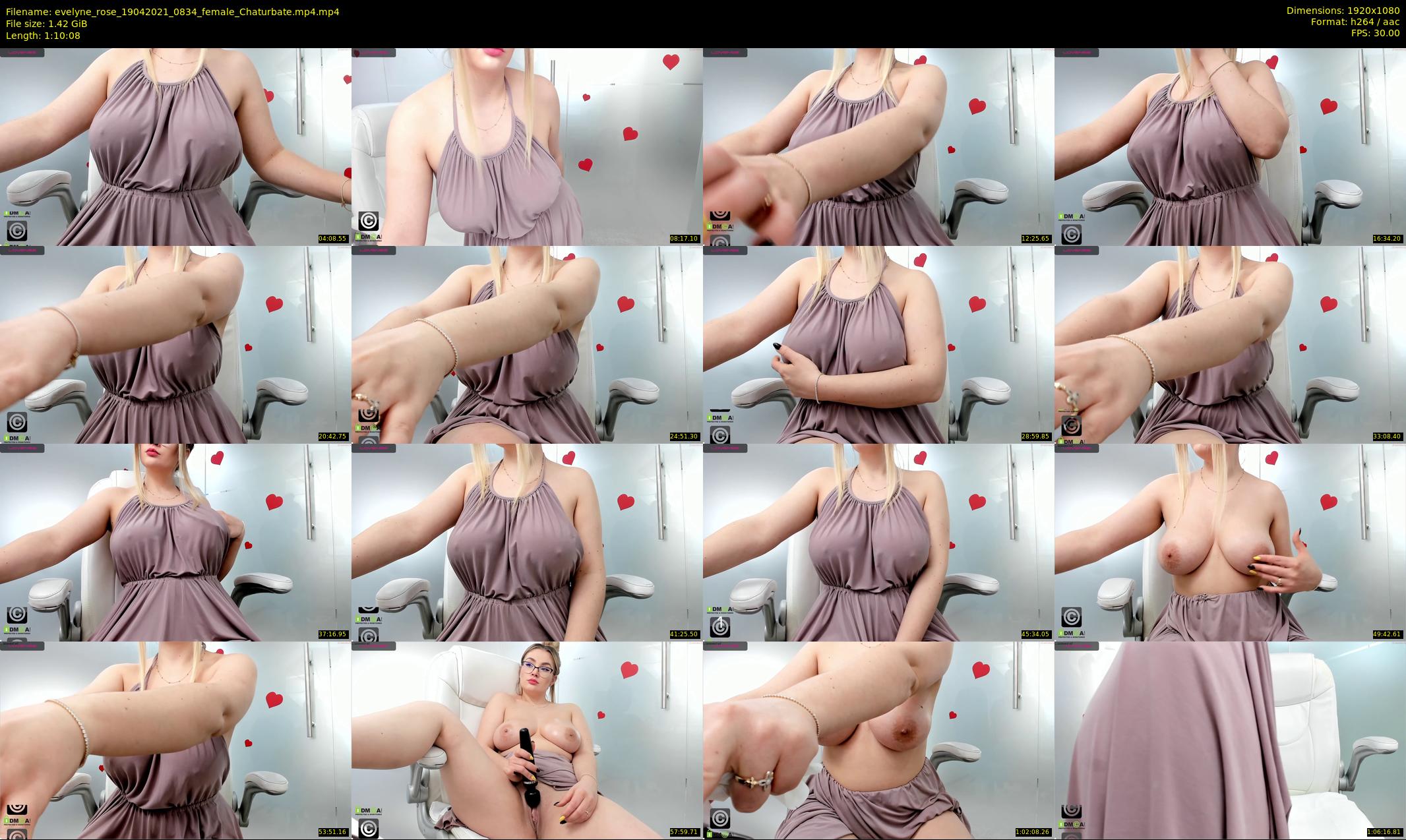 evelyne_rose — 71 minute Chaturbate female cam show recording, 1080p, Apr 19, 2021
