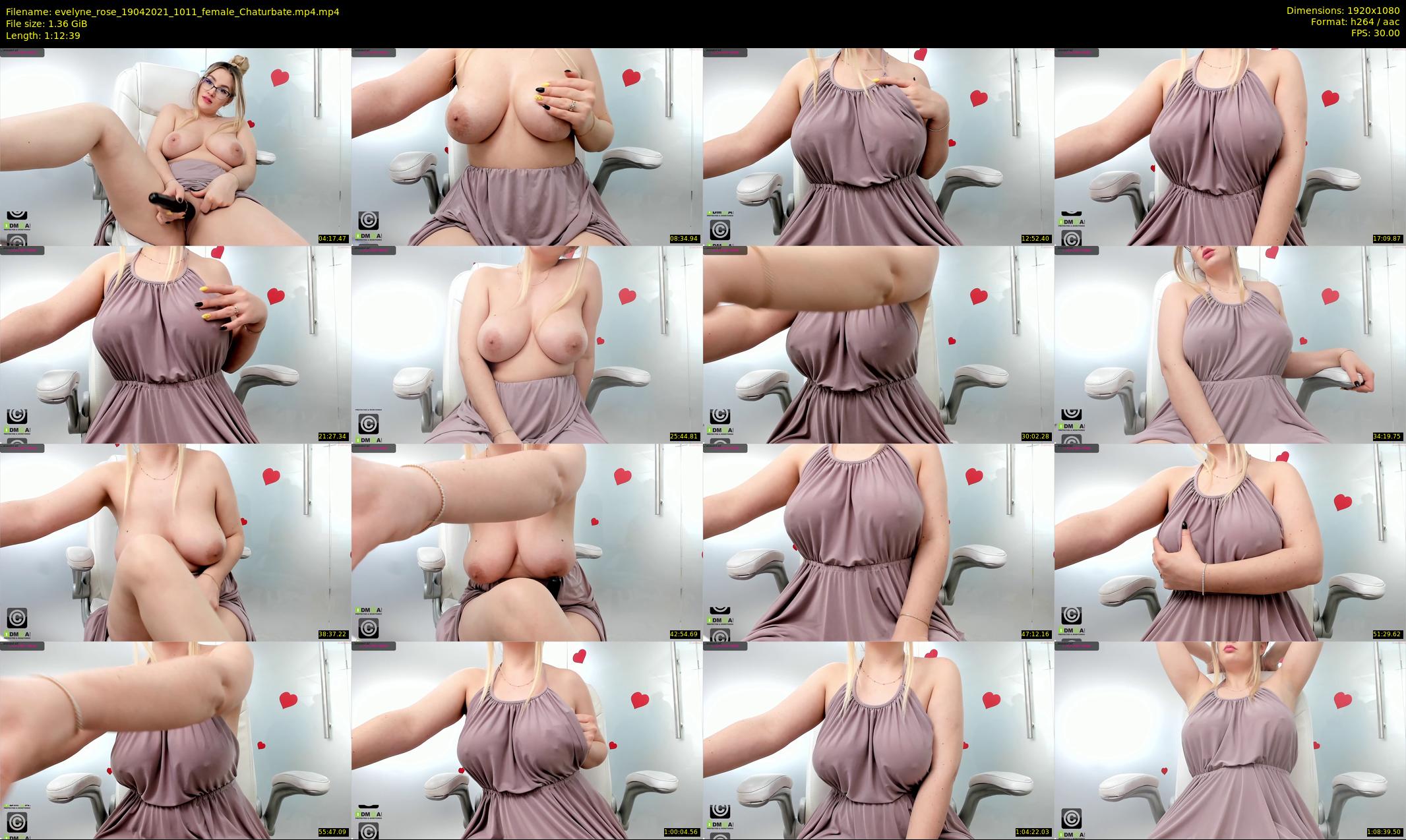 evelyne_rose — 73 minute Chaturbate female cam show recording, 1080p, Apr 19, 2021