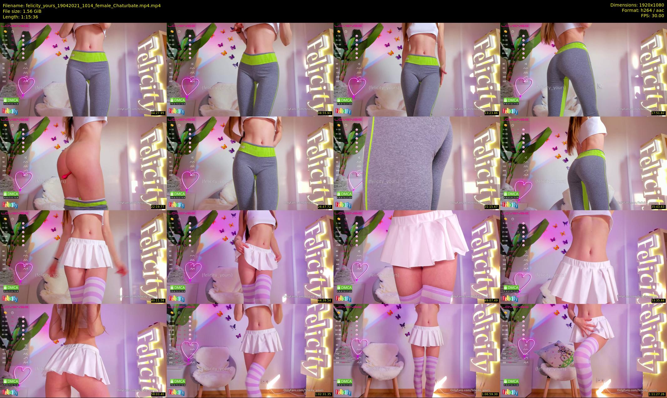 felicity_yours — 76 minute Chaturbate female cam show recording, 1080p, Apr 19, 2021