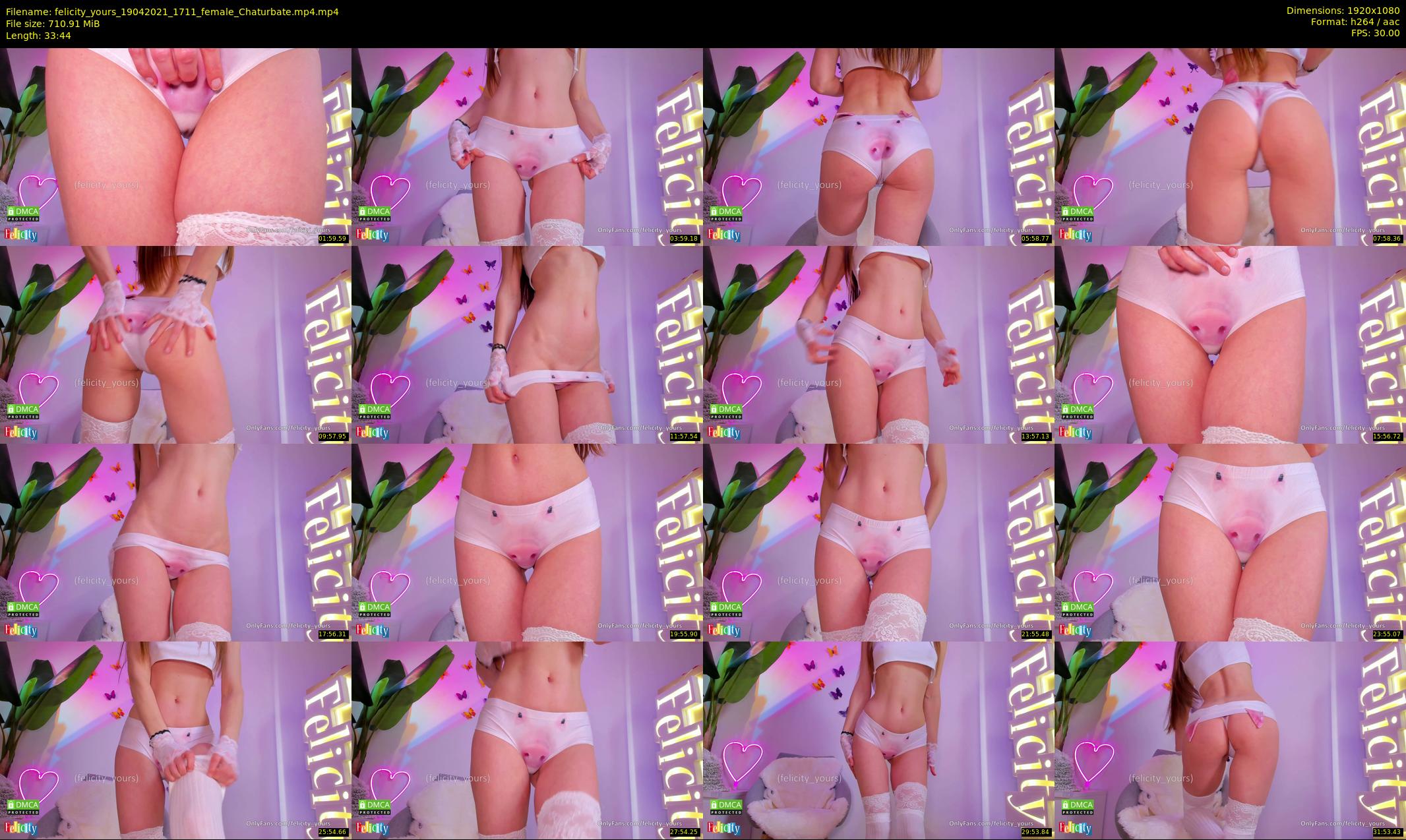 felicity_yours — 34 minute Chaturbate female cam show recording, 1080p, Apr 19, 2021