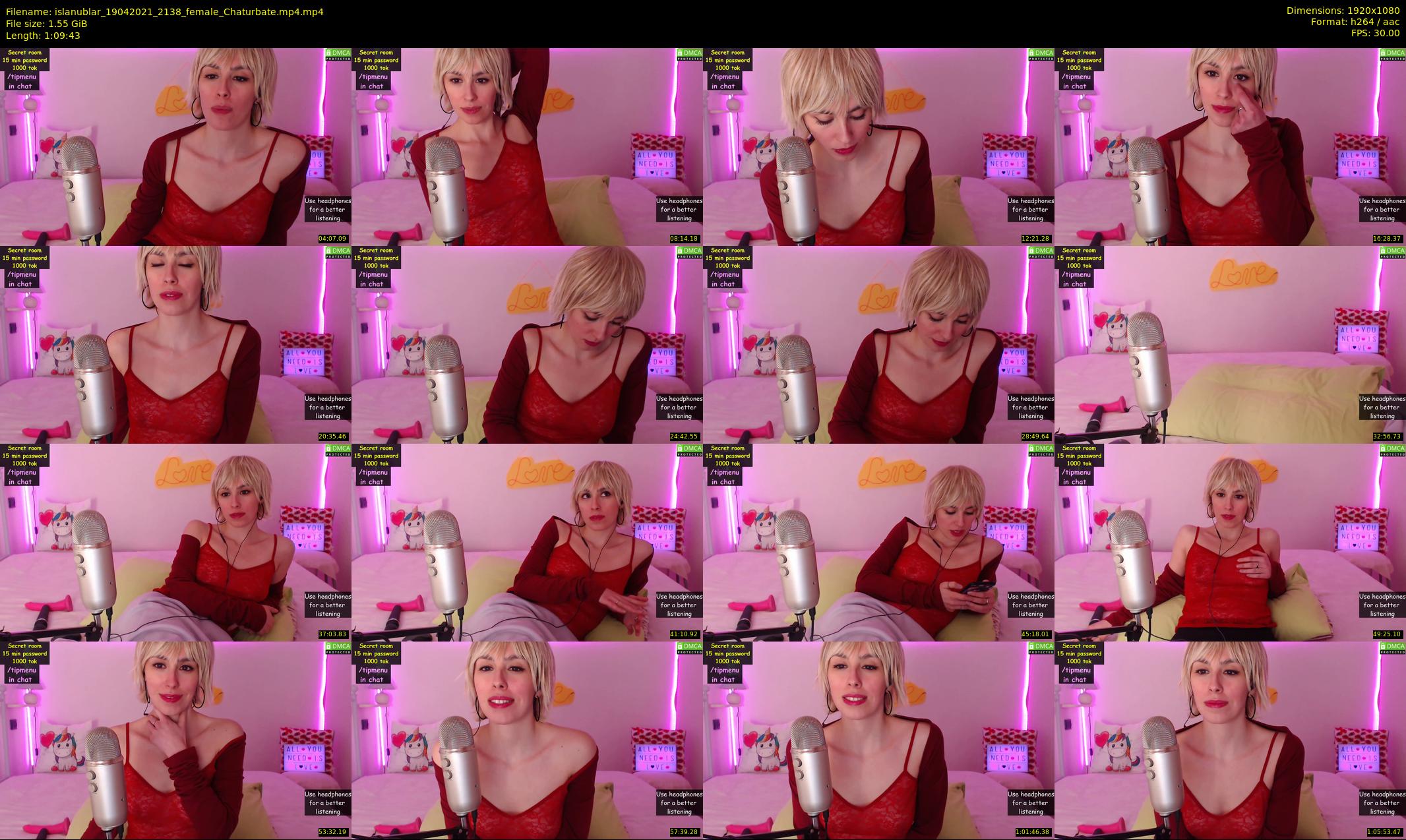 islanublar — 70 minute Chaturbate female cam show recording, 1080p, Apr 19, 2021