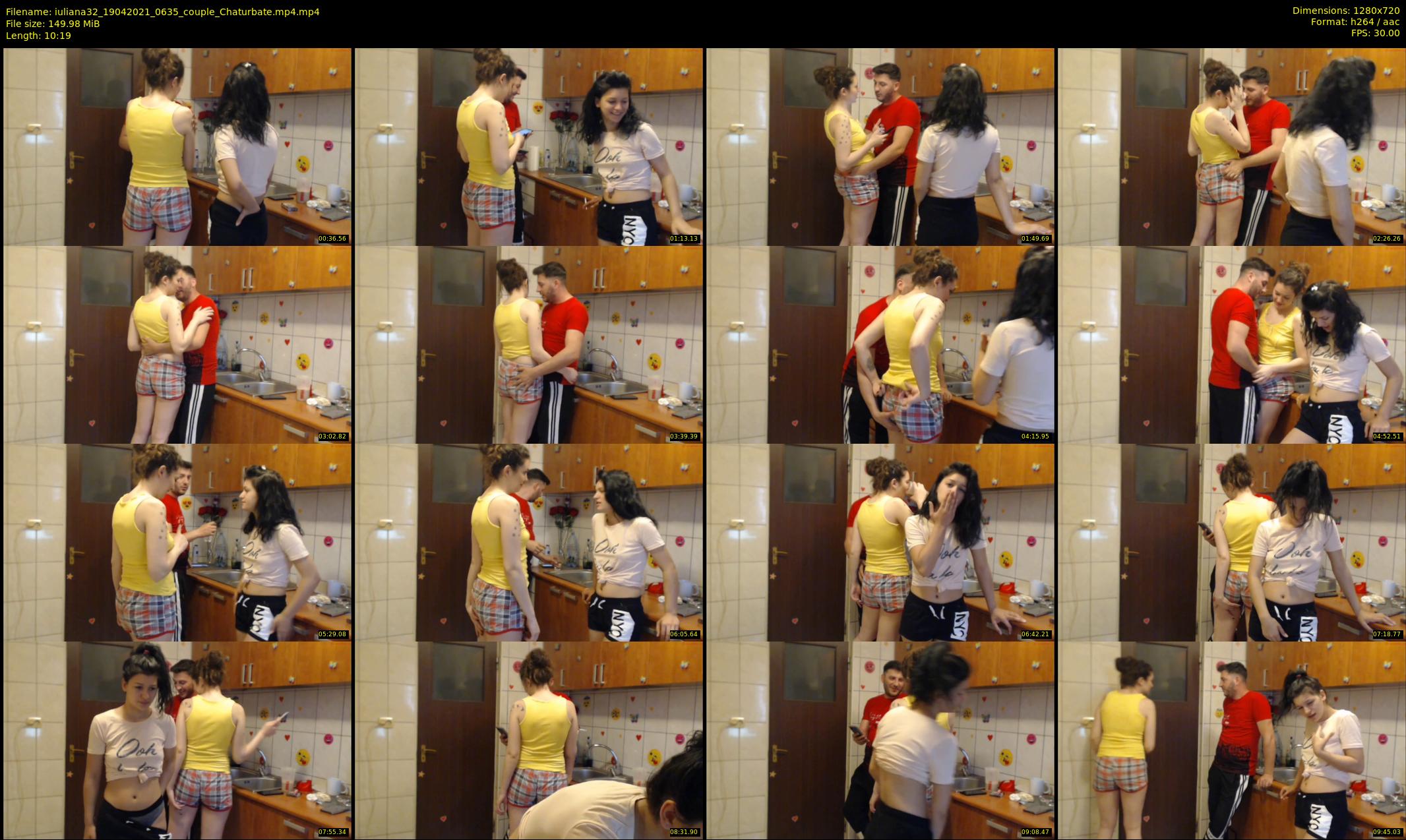 iuliana32 — 11 minute Chaturbate couple cam show recording, 720p, Apr 19, 2021