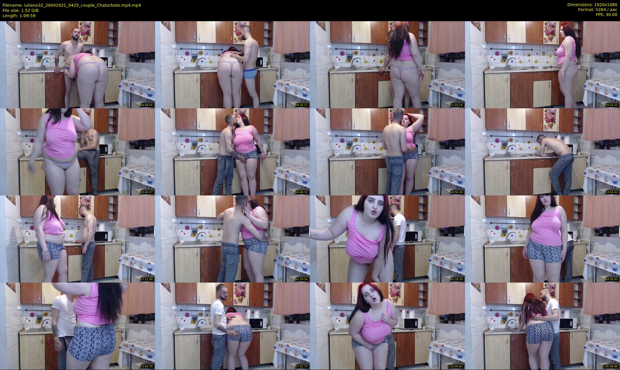 iuliana32 — 70 minute Chaturbate couple cam show recording, 1080p, Apr 20, 2021