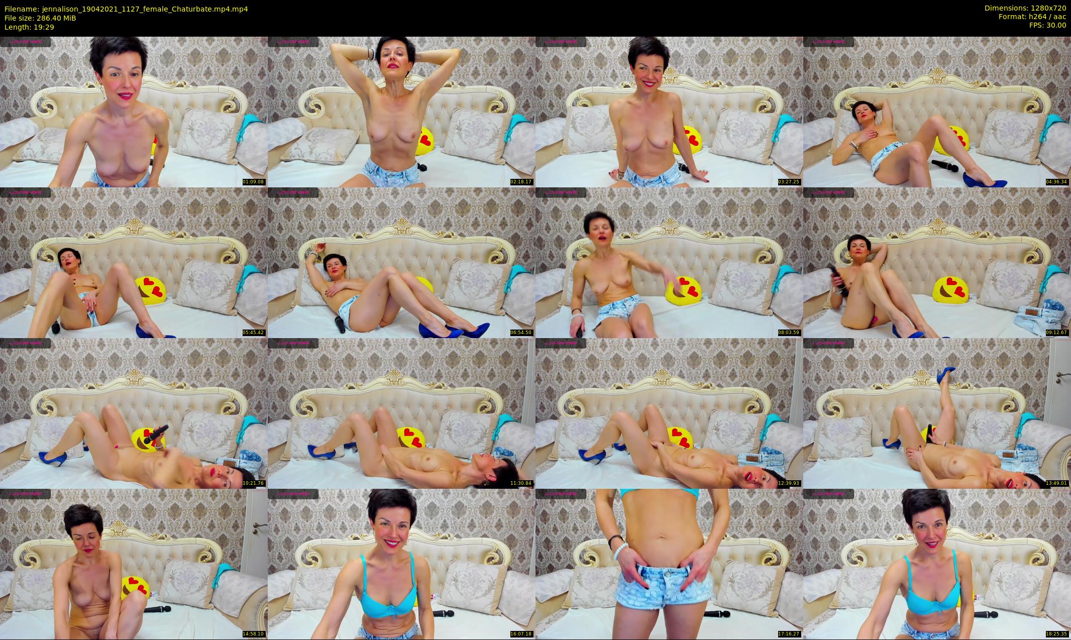 jennalison — 20 minute Chaturbate female cam show recording, 720p, Apr 19, 2021