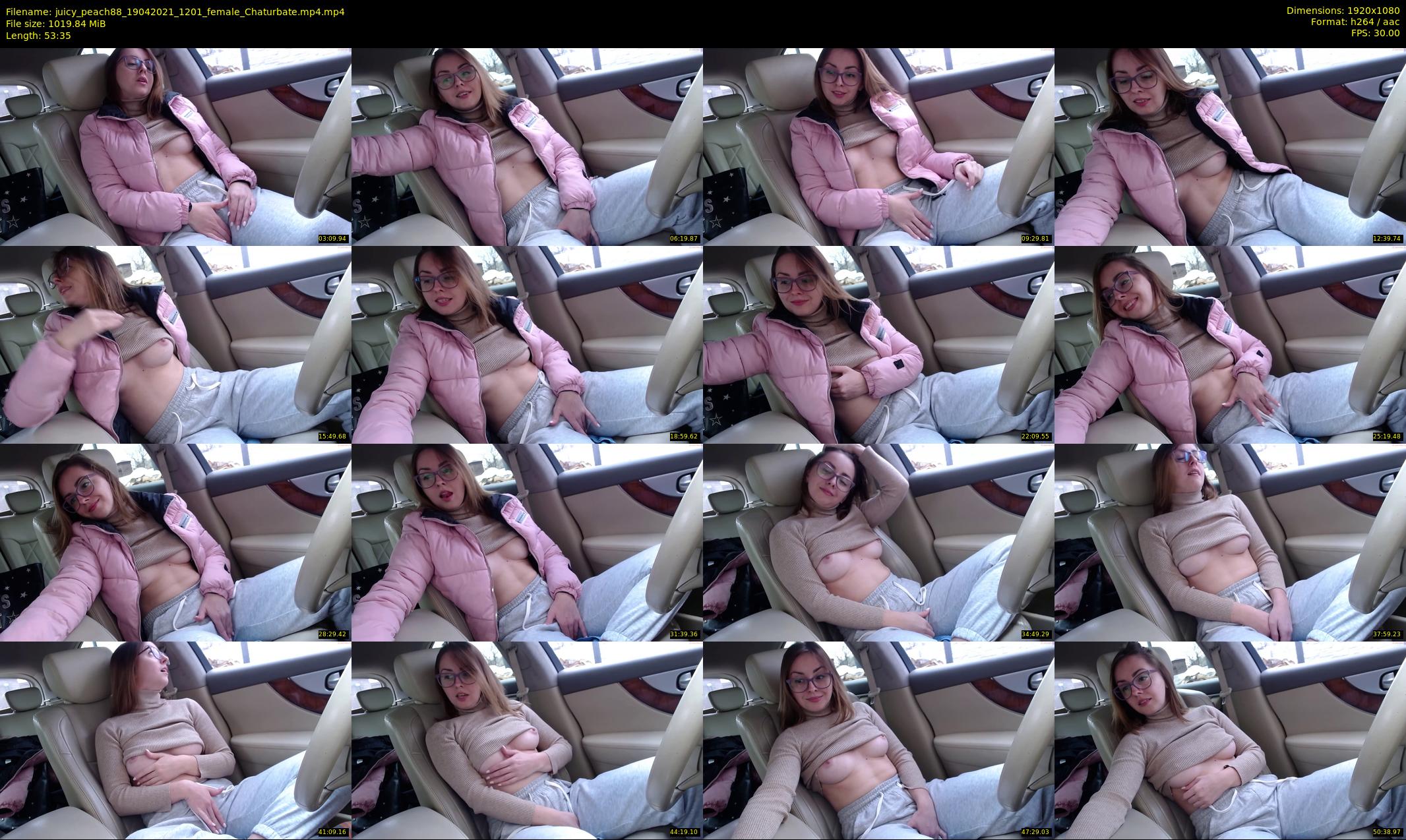 juicy_peach88 — 54 minute Chaturbate female cam show recording, 1080p, Apr 19, 2021