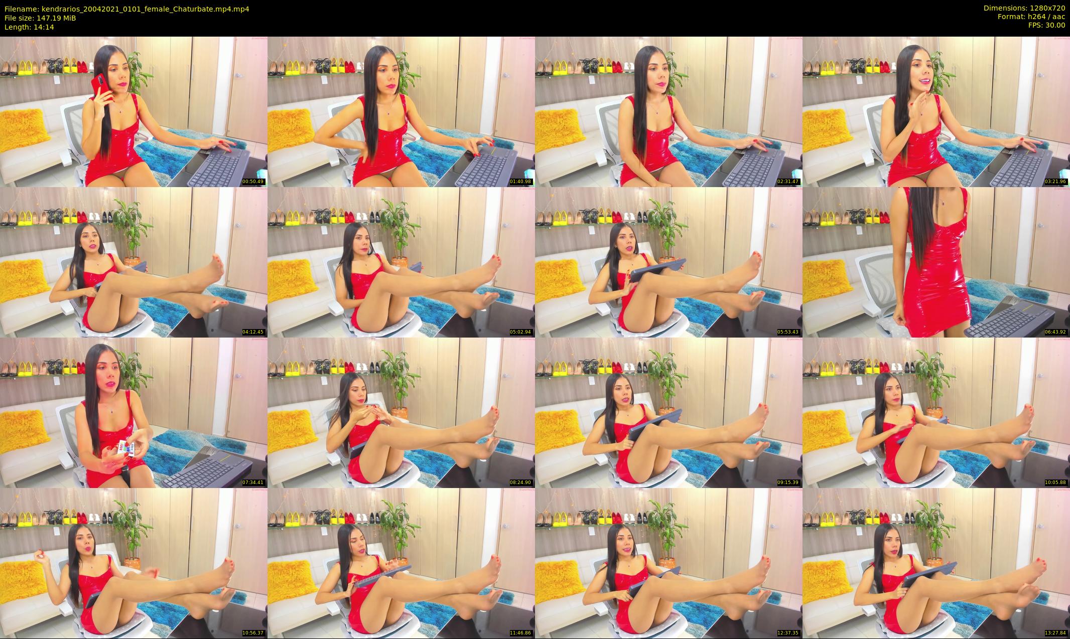 kendrarios — 15 minute Chaturbate female cam show recording, 720p, Apr 20, 2021