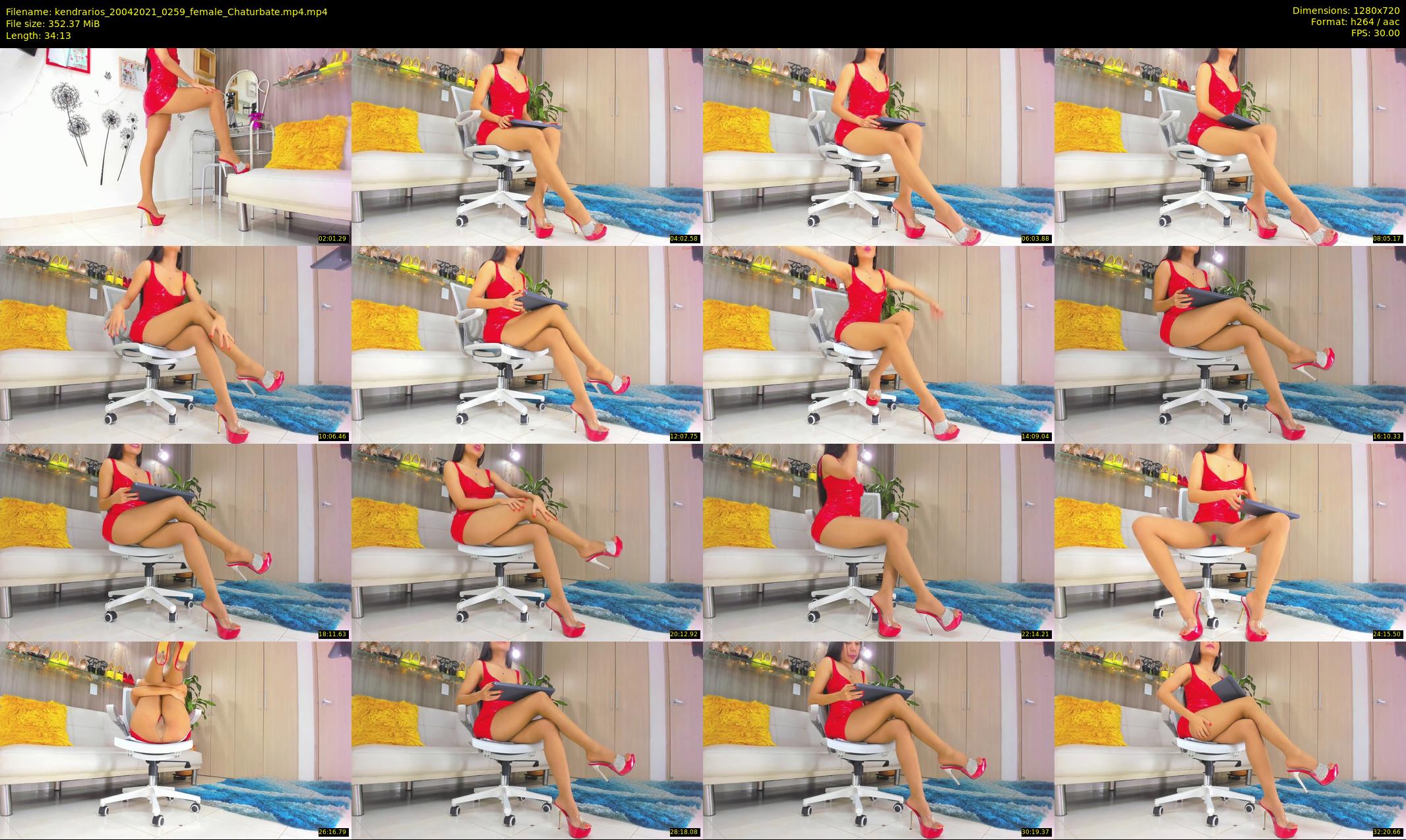 kendrarios — 35 minute Chaturbate female cam show recording, 720p, Apr 20, 2021
