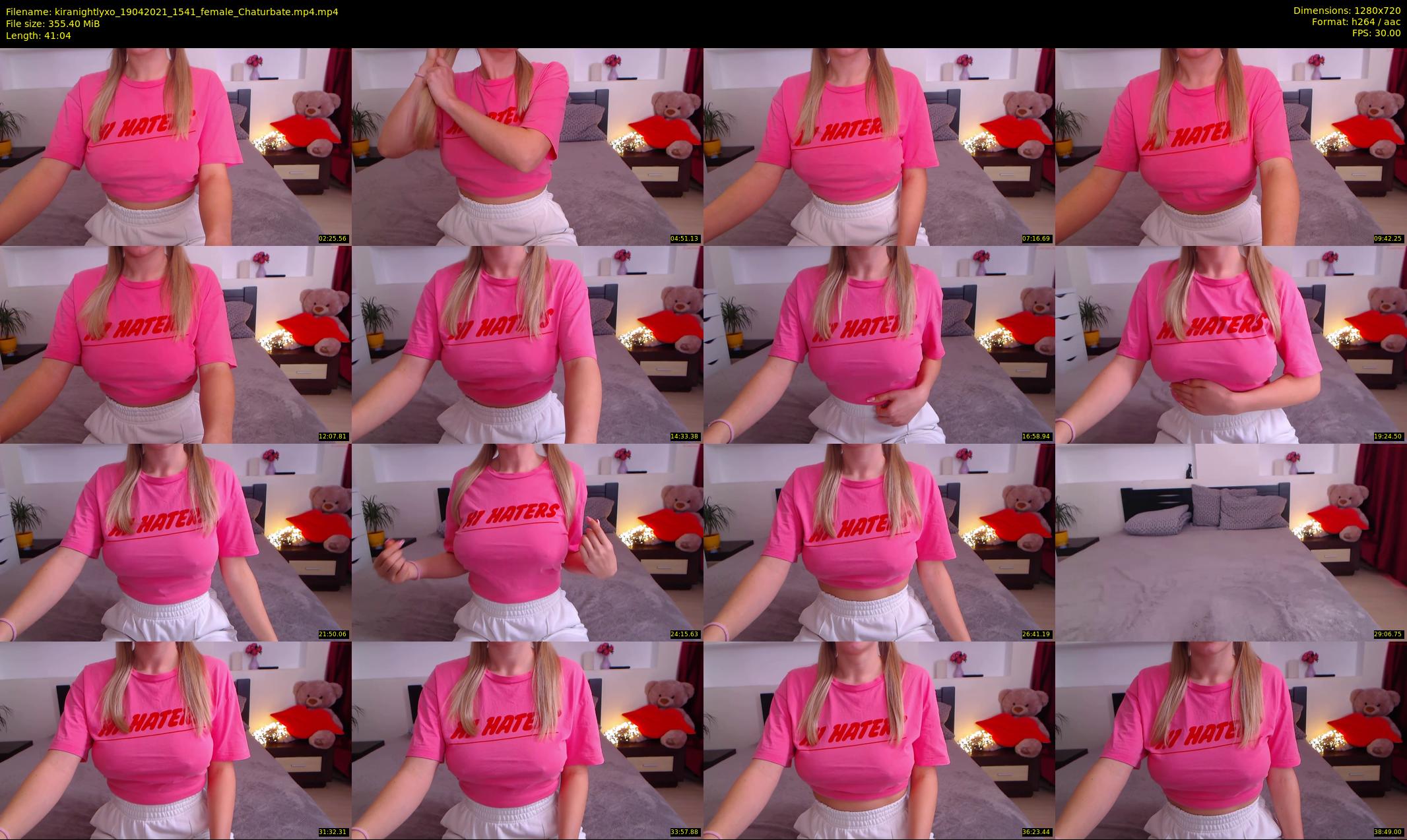kiranightlyxo — 42 minute Chaturbate female cam show recording, 720p, Apr 19, 2021