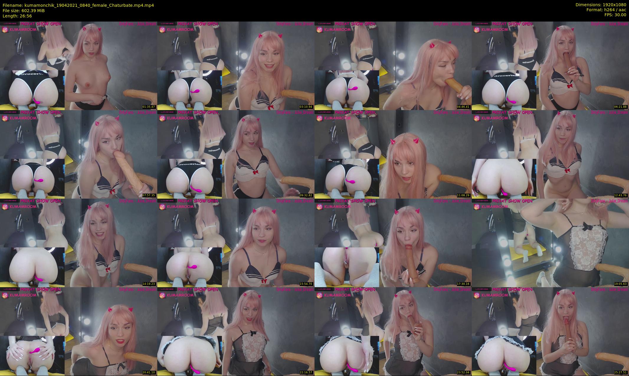 kumamonchik — 27 minute Chaturbate couple cam show recording, 1080p, Apr 19, 2021
