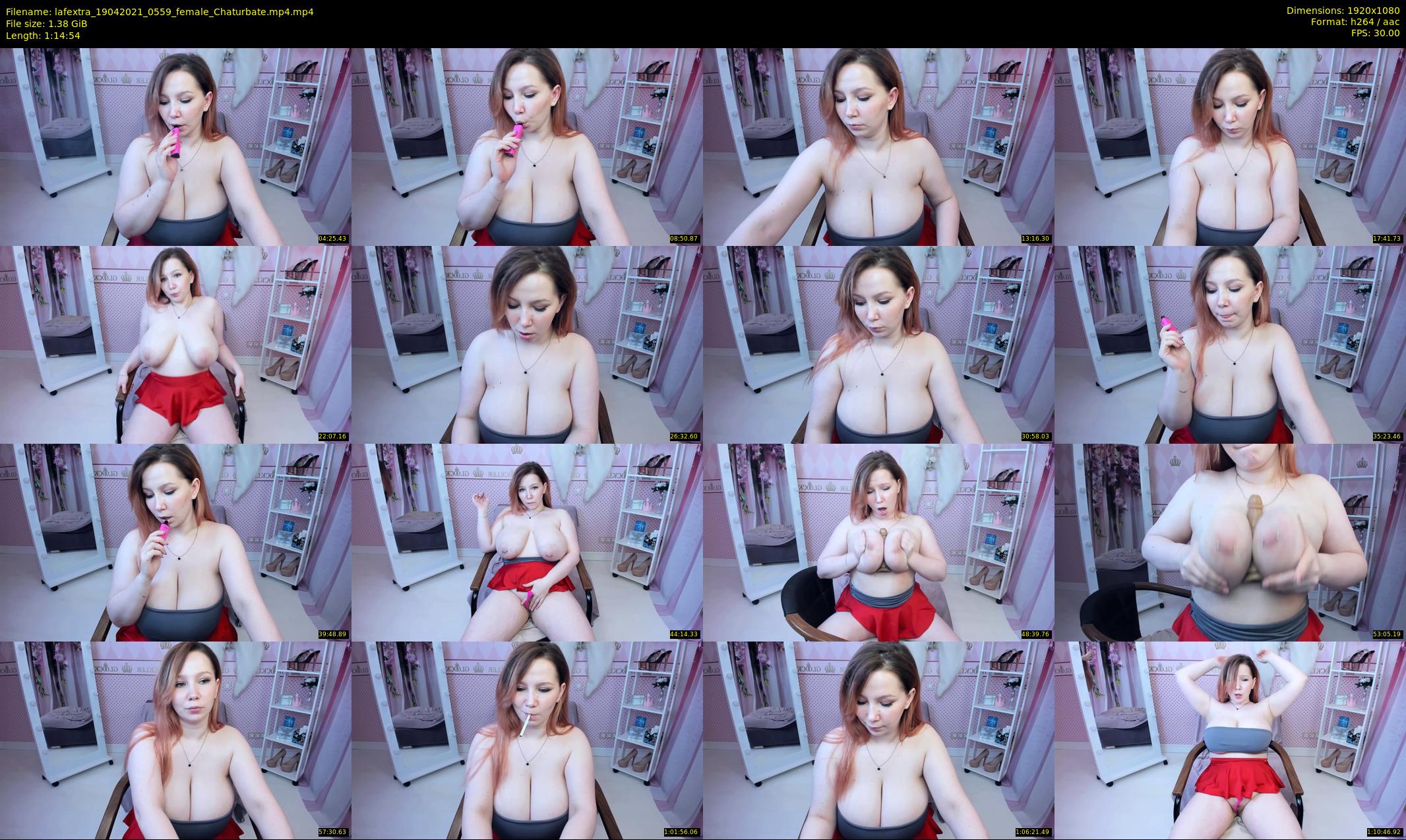 lafextra — 75 minute Chaturbate female cam show recording, 1080p, Apr 19, 2021
