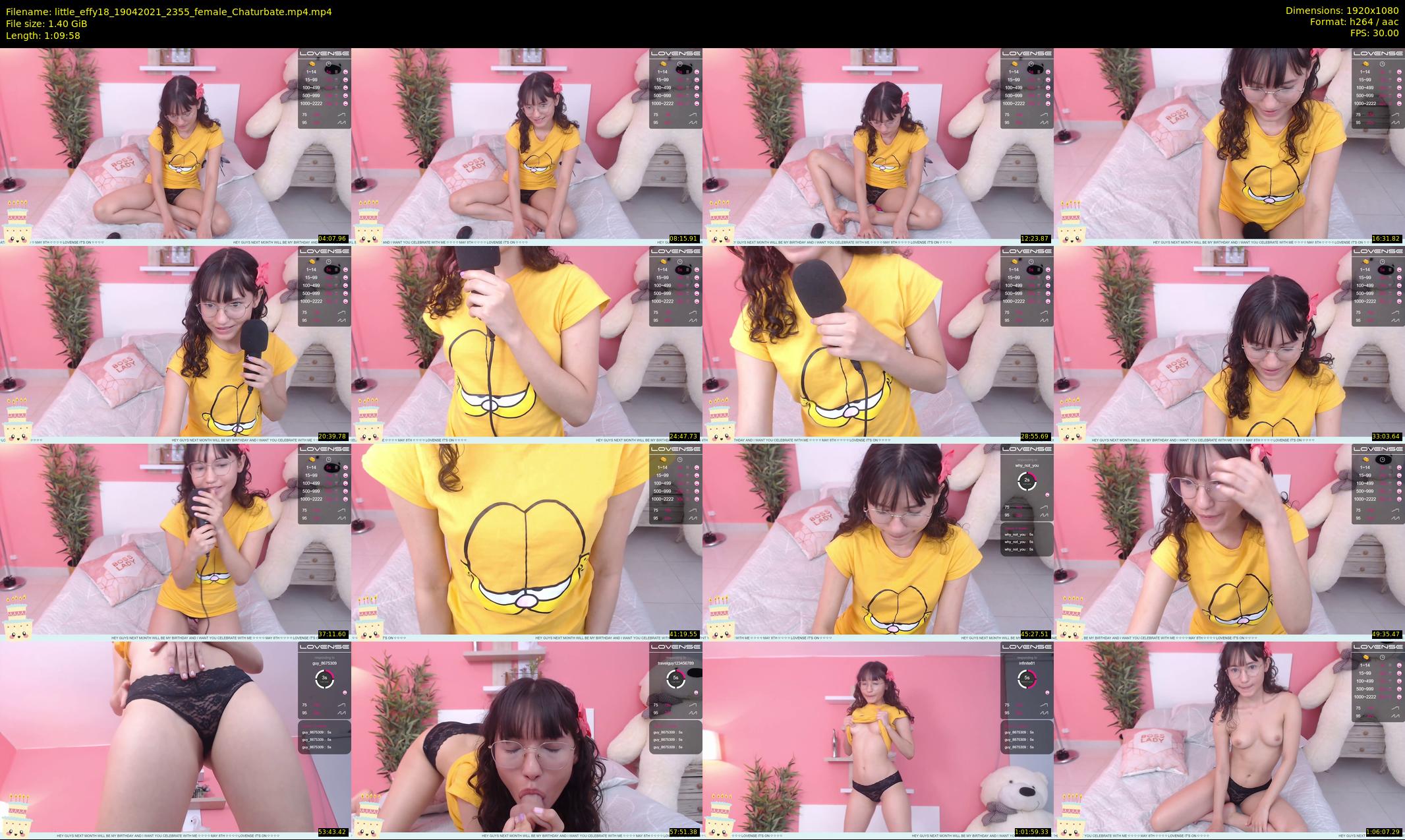 little_effy18 — 70 minute Chaturbate female cam show recording, 1080p, Apr 19, 2021