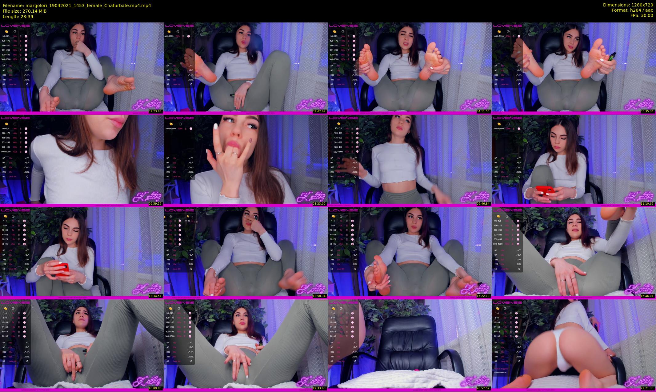 margolori — 24 minute Chaturbate couple cam show recording, 720p, Apr 19, 2021