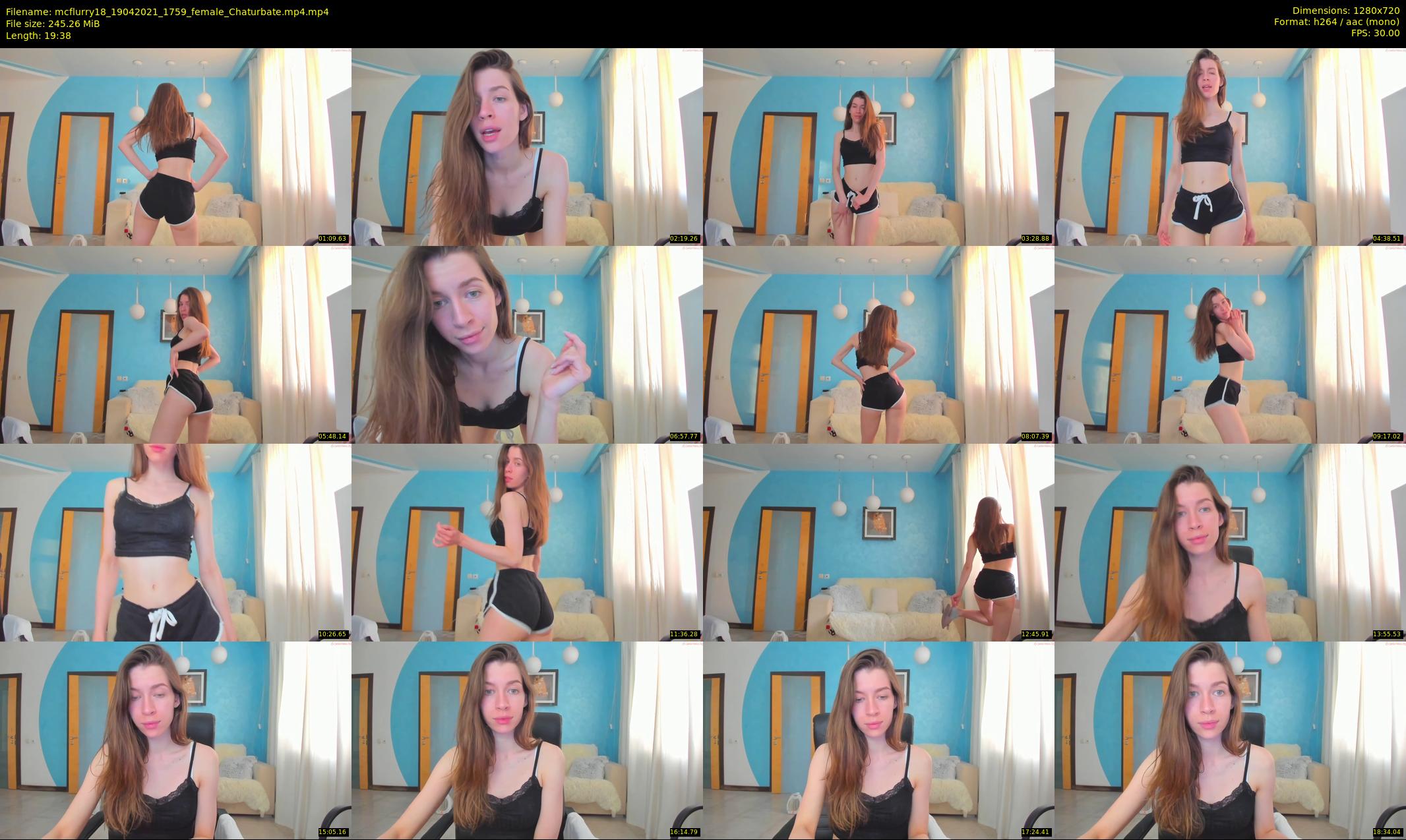 mcflurry18 — 20 minute Chaturbate female cam show recording, 720p, Apr 19, 2021