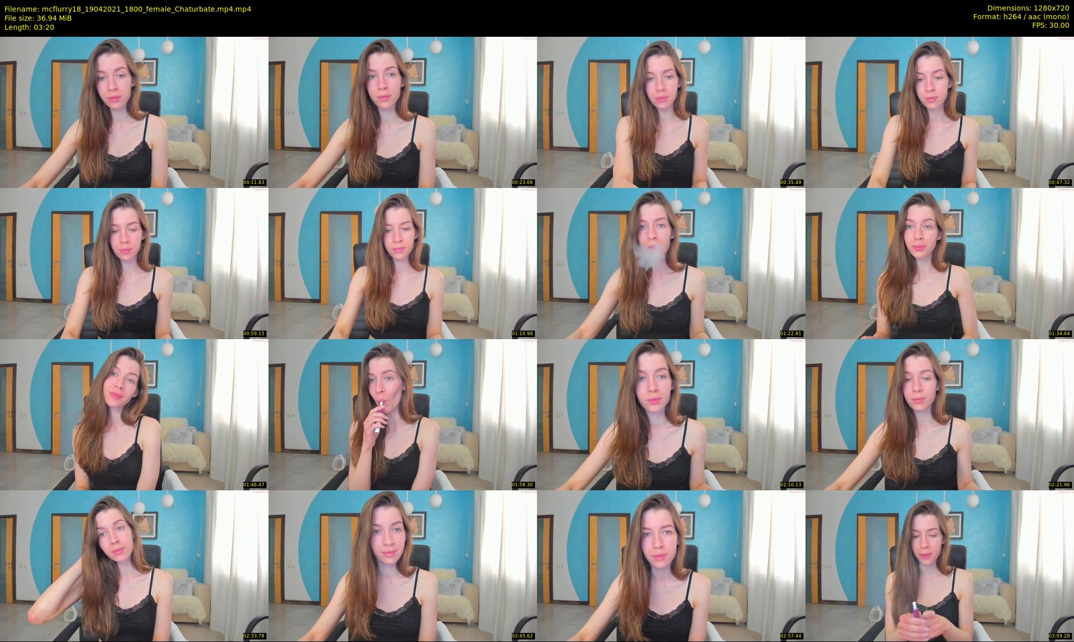 mcflurry18 — 4 minute Chaturbate female cam show recording, 720p, Apr 19, 2021