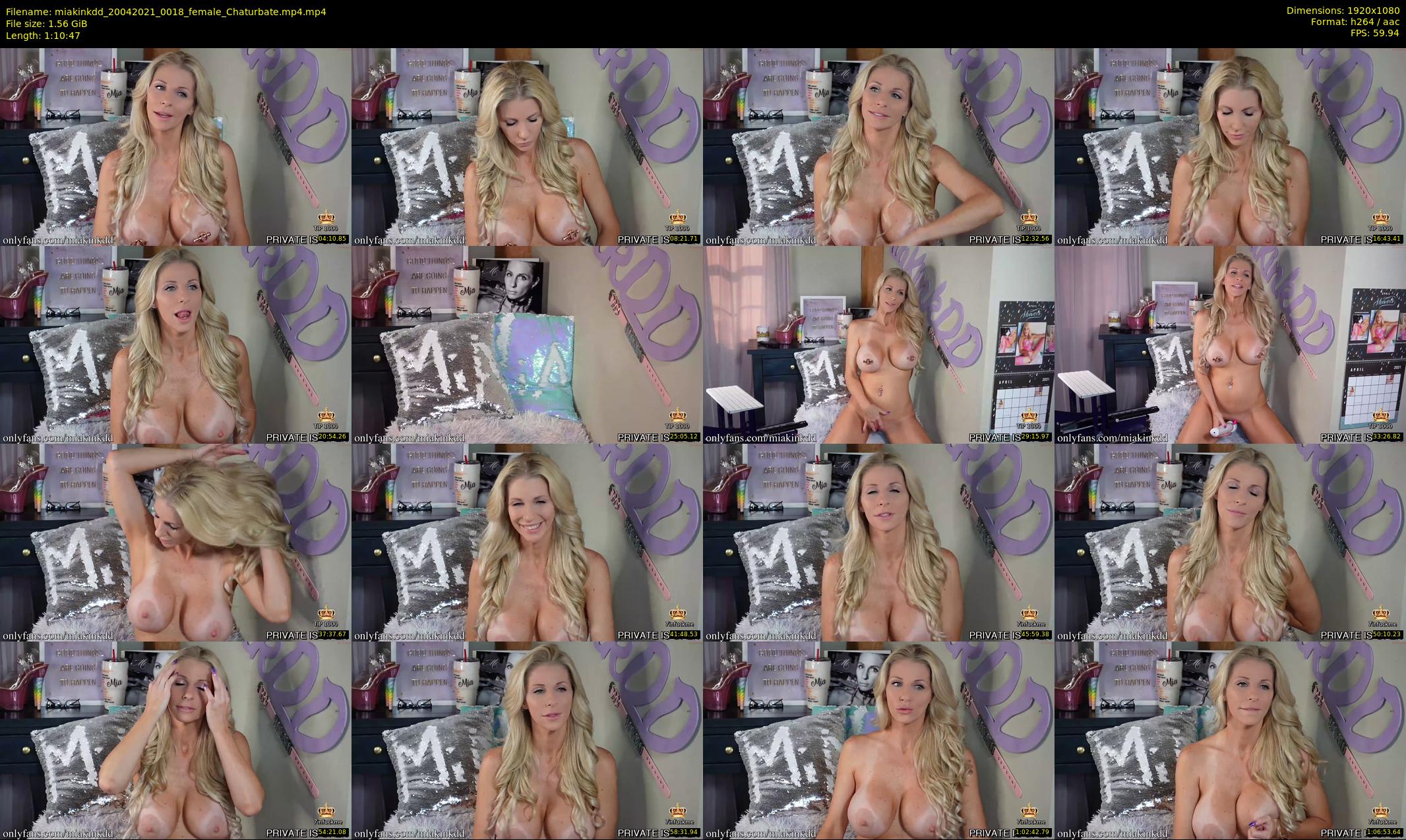 miakinkdd — 71 minute Chaturbate female cam show recording, 1080p, Apr 20, 2021