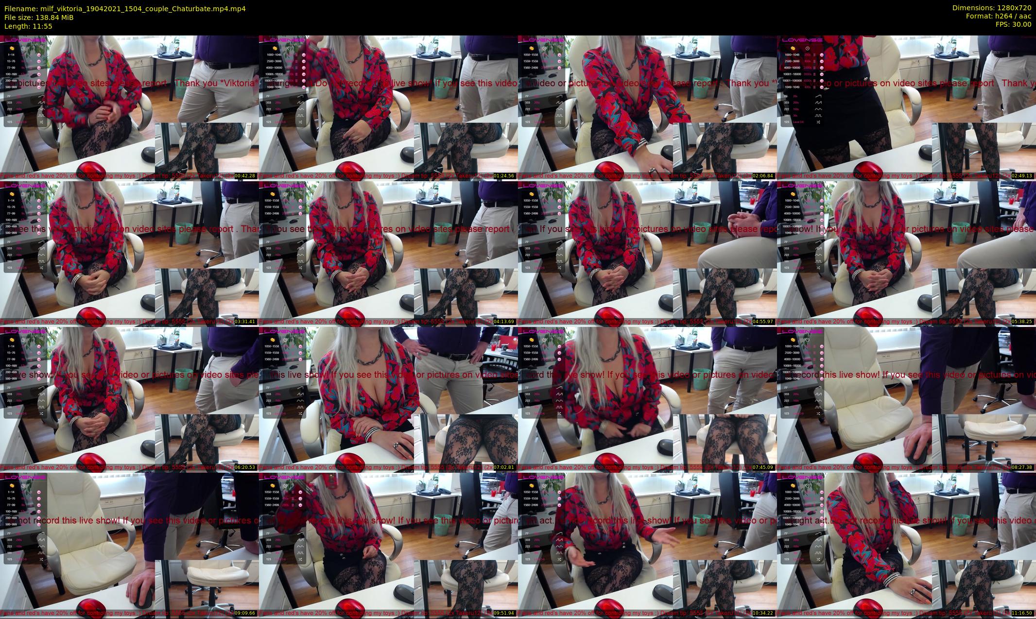 milf_viktoria — 12 minute Chaturbate female cam show recording, 720p, Apr 19, 2021