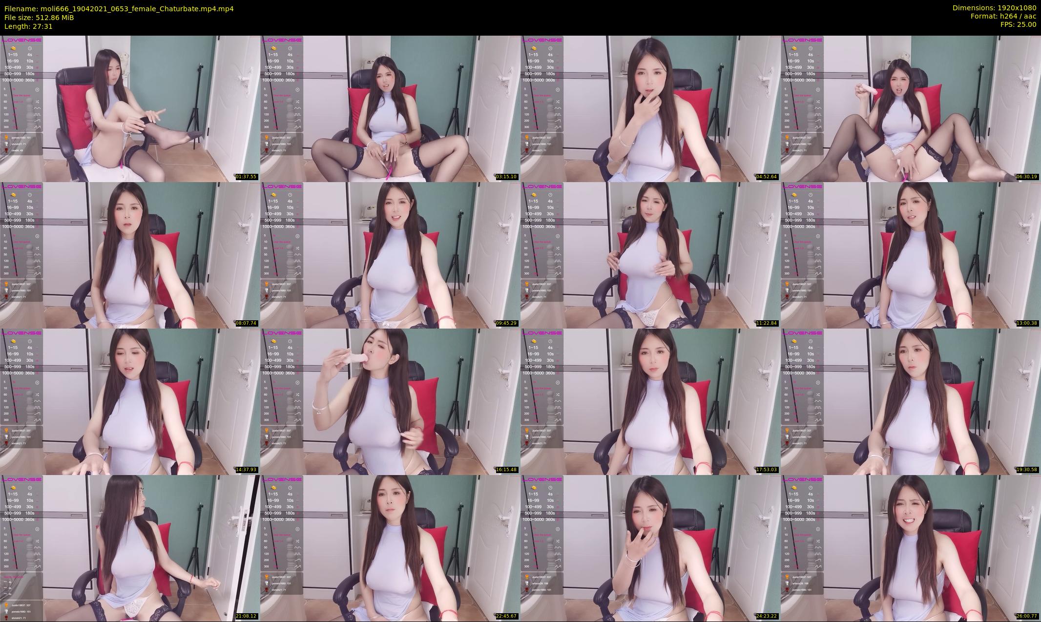 moli666 — 28 minute Chaturbate female cam show recording, 1080p, Apr 19, 2021