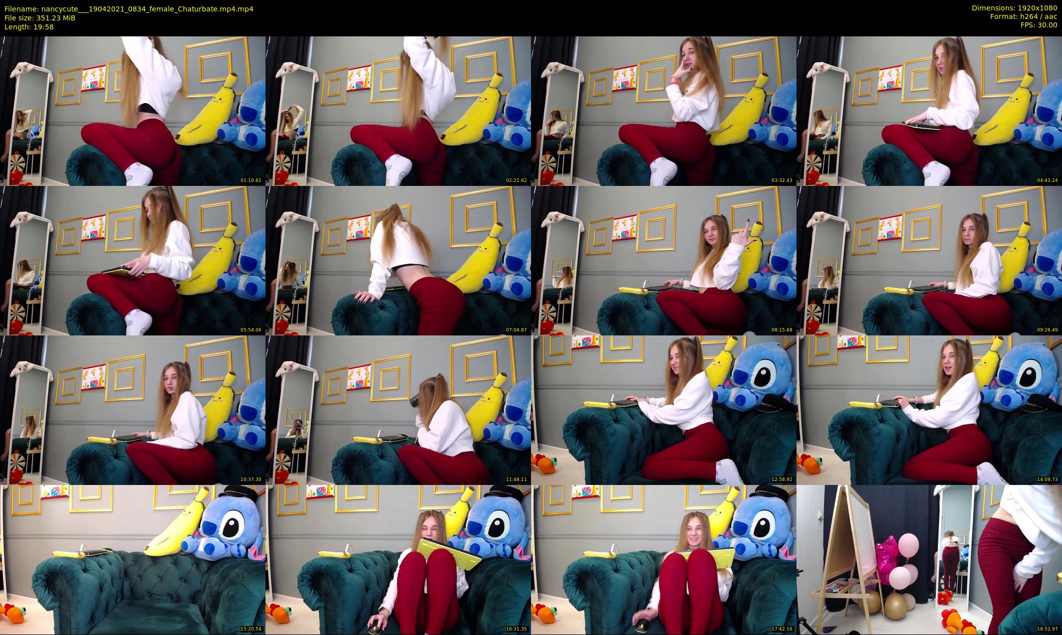nancycute__ — 20 minute Chaturbate female cam show recording, 1080p, Apr 19, 2021