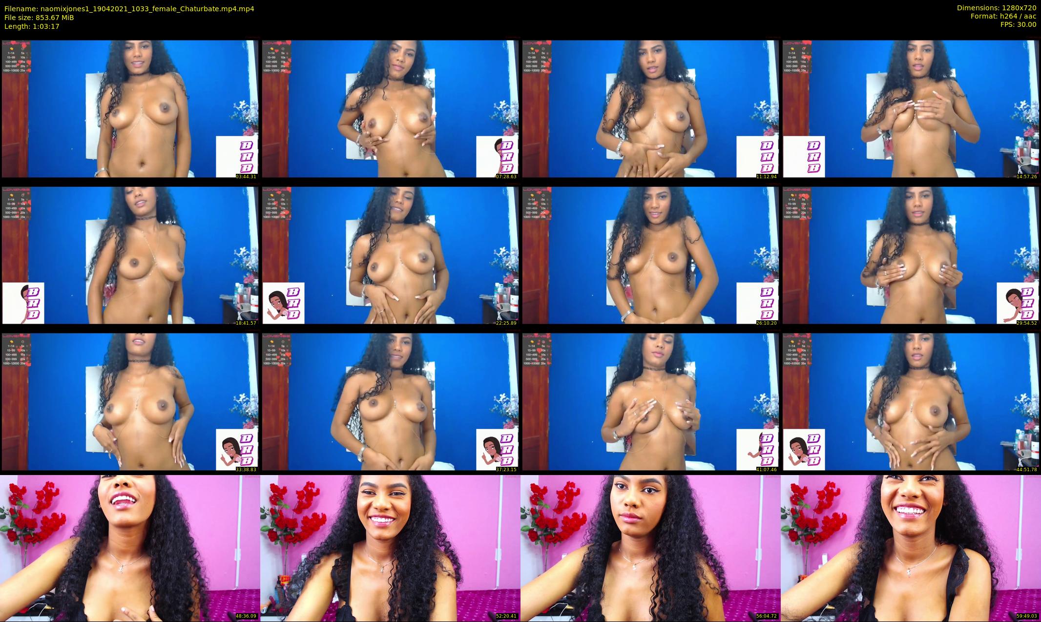 naomixjones1 — 64 minute Chaturbate female cam show recording, 720p, Apr 19, 2021