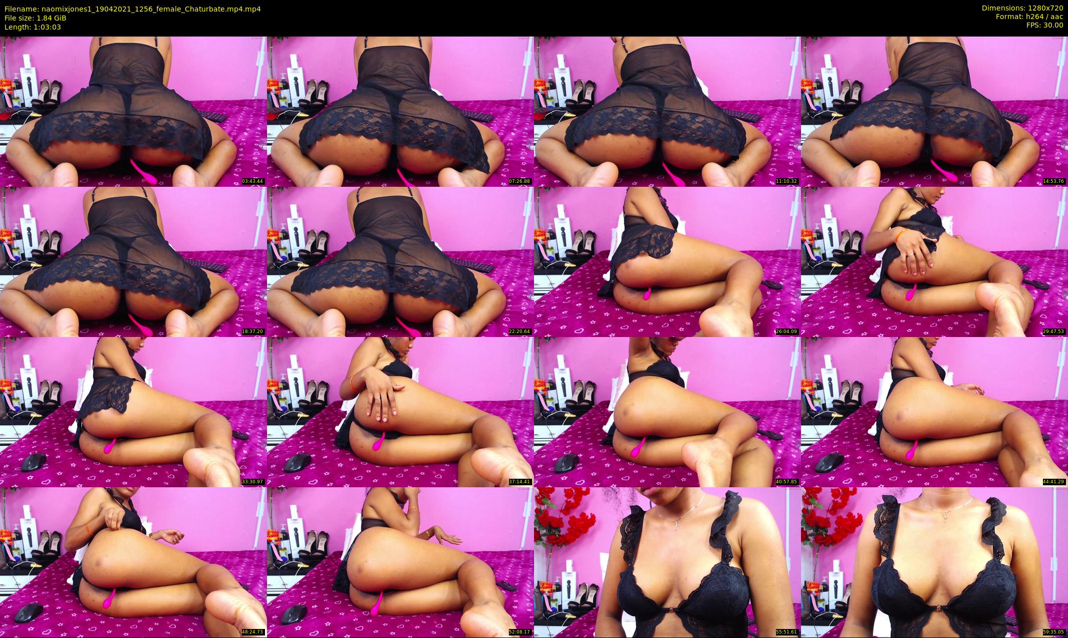 naomixjones1 — 64 minute Chaturbate female cam show recording, 720p, Apr 19, 2021