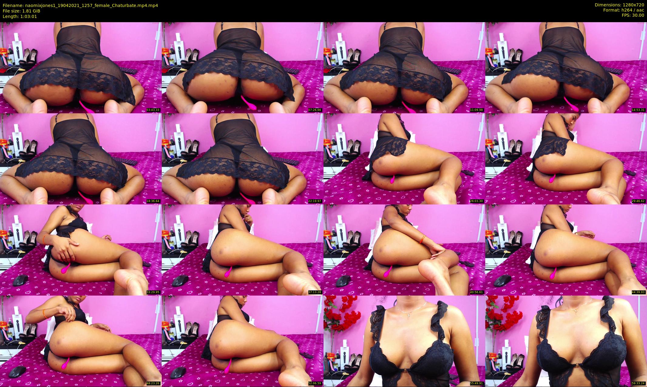 naomixjones1 — 64 minute Chaturbate female cam show recording, 720p, Apr 19, 2021