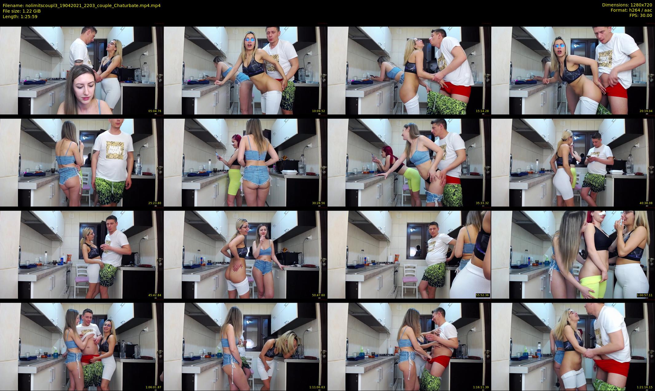 nolimitscoupl3 — 86 minute Chaturbate couple cam show recording, 720p, Apr 19, 2021