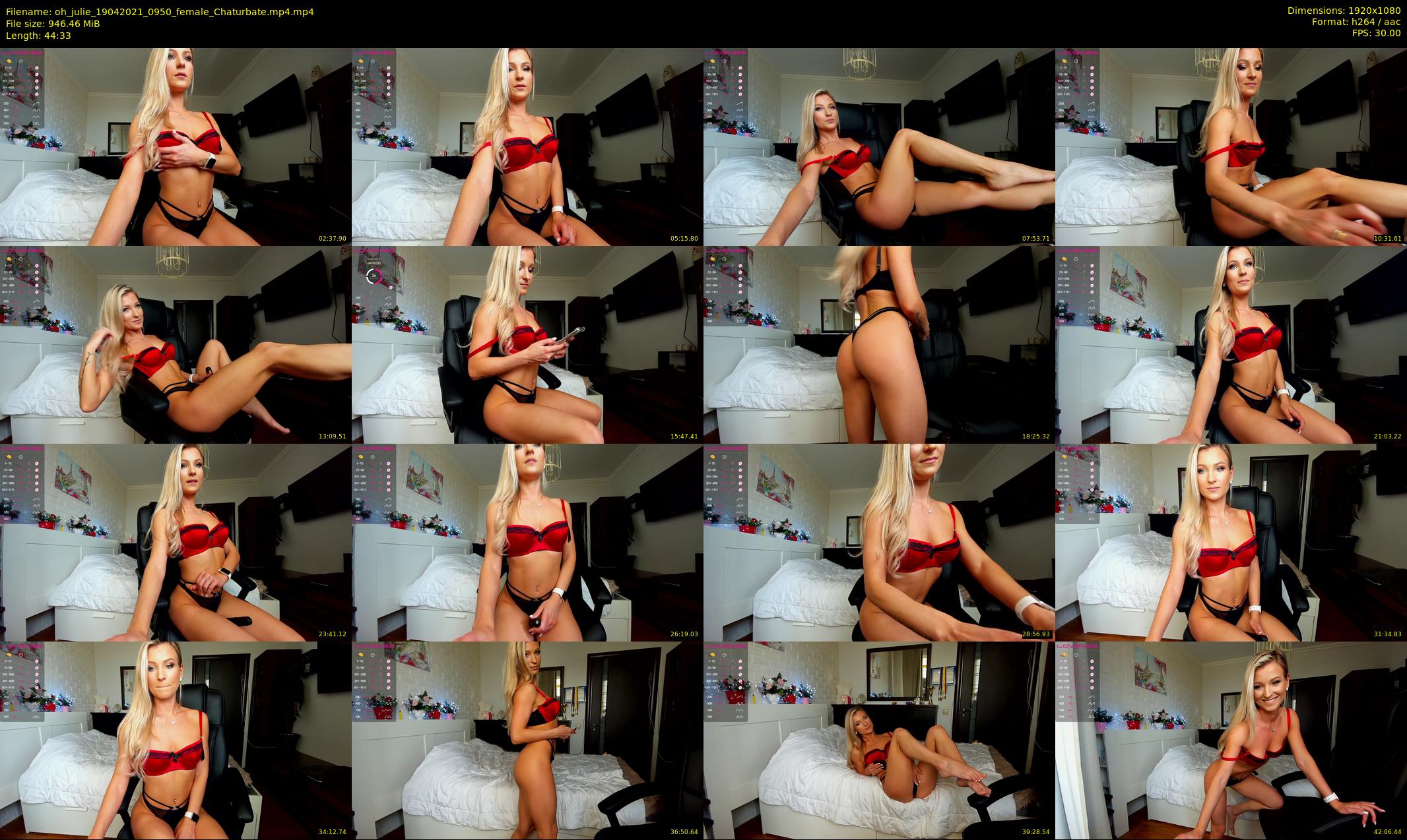 oh_julie — 45 minute Chaturbate female cam show recording, 1080p, Apr 19, 2021