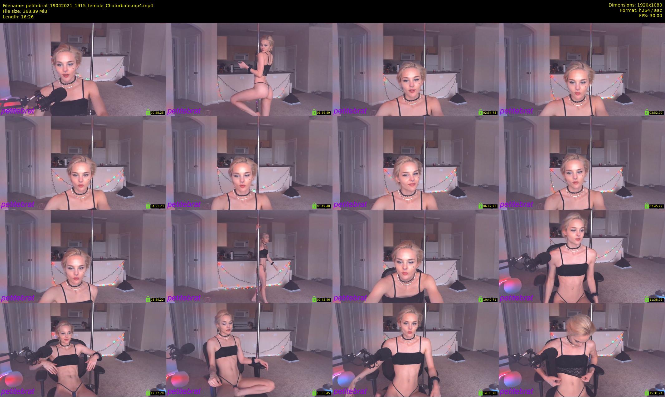 petitebrat — 17 minute Chaturbate female cam show recording, 1080p, Apr 19, 2021