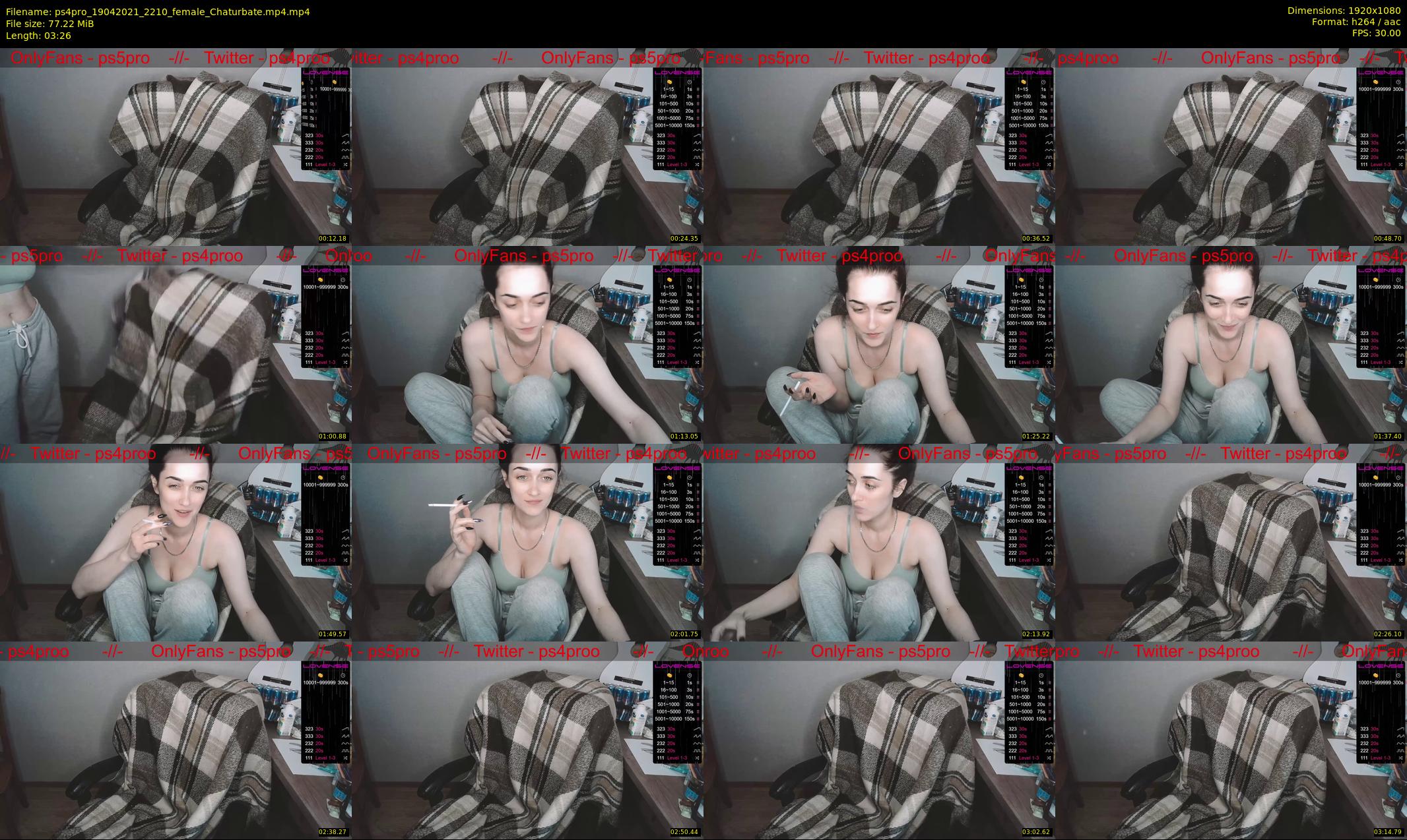 ps4pro — 4 minute Chaturbate female cam show recording, 1080p, Apr 19, 2021