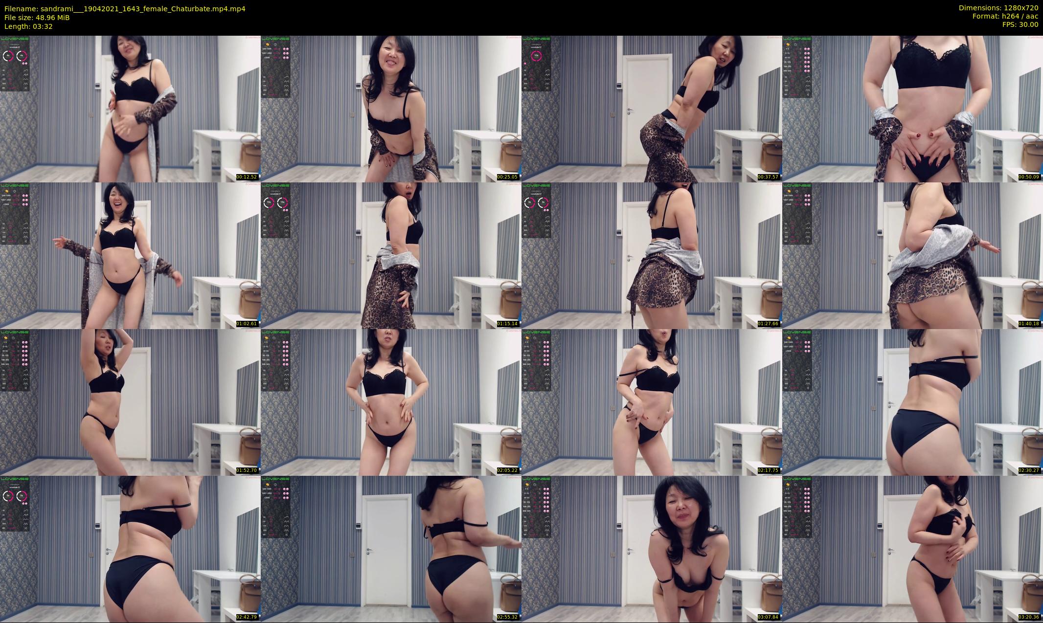 sandrami__ — 4 minute Chaturbate female cam show recording, 720p, Apr 19, 2021