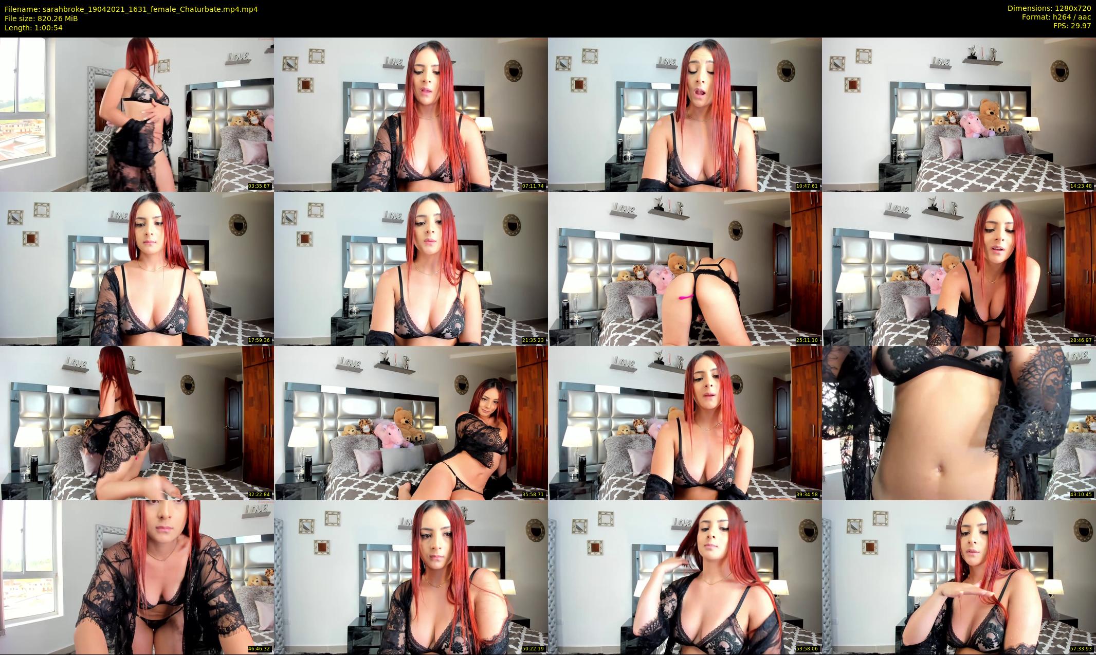 sarahbroke — 61 minute Chaturbate female cam show recording, 720p, Apr 19, 2021