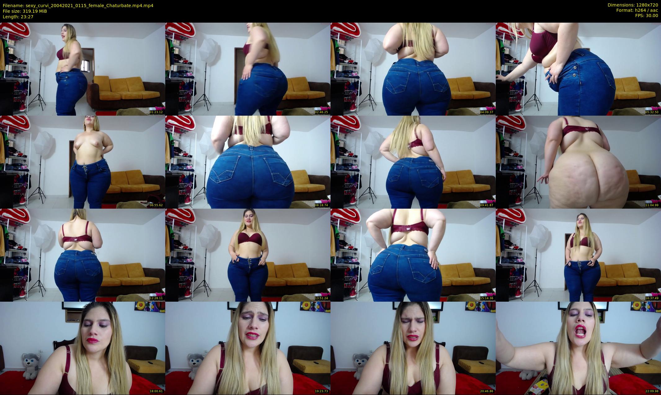sexy_curvi — 24 minute Chaturbate female cam show recording, 720p, Apr 20, 2021