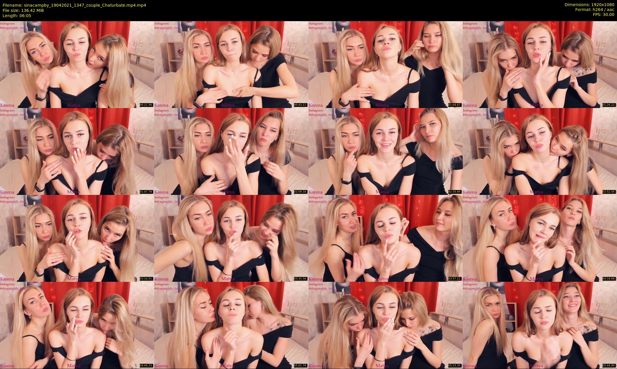 sinacampby — 7 minute Chaturbate couple cam show recording, 1080p, Apr 19, 2021