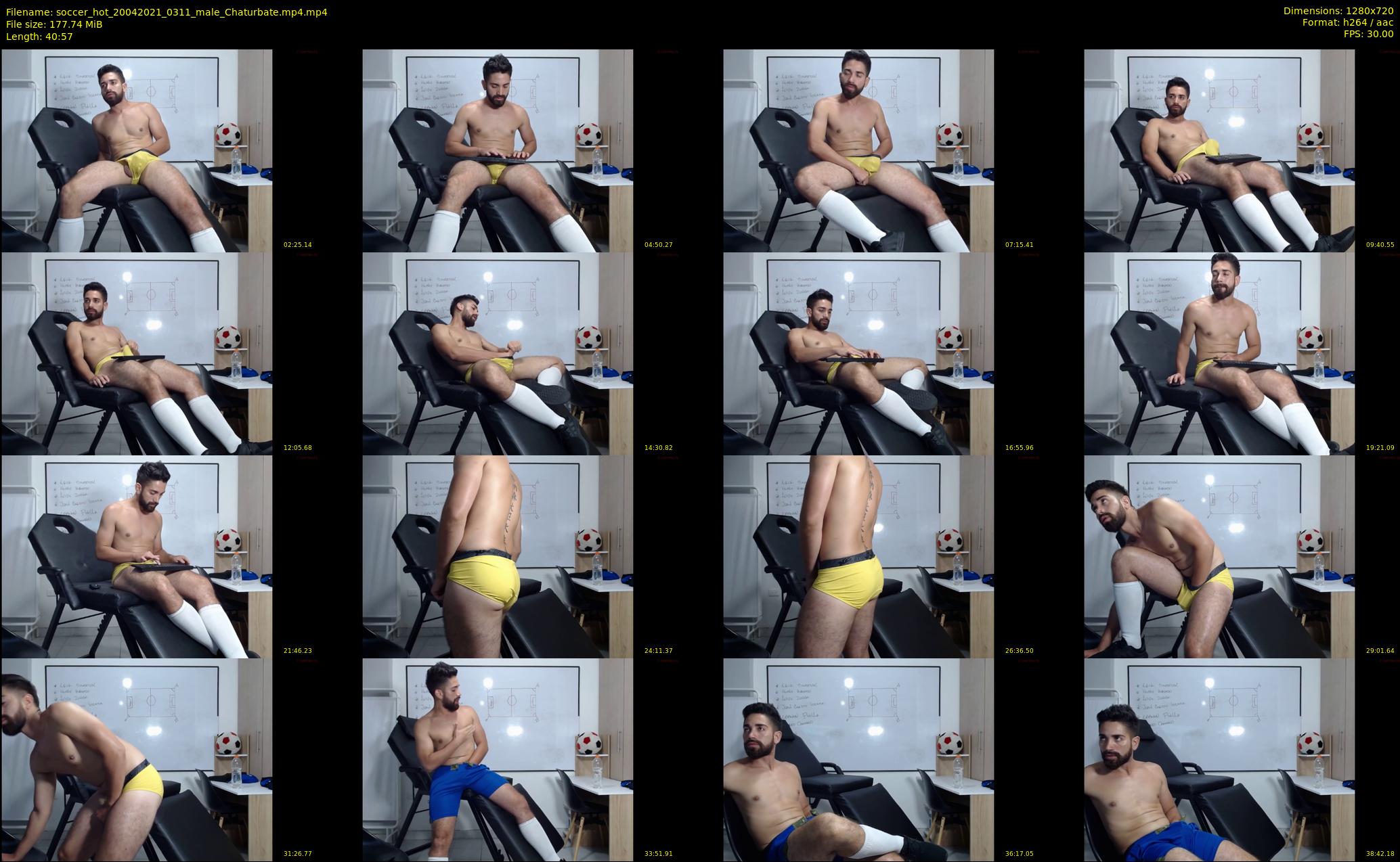 soccer_hot — 41 minute Chaturbate male cam show recording, 720p, Apr 20, 2021