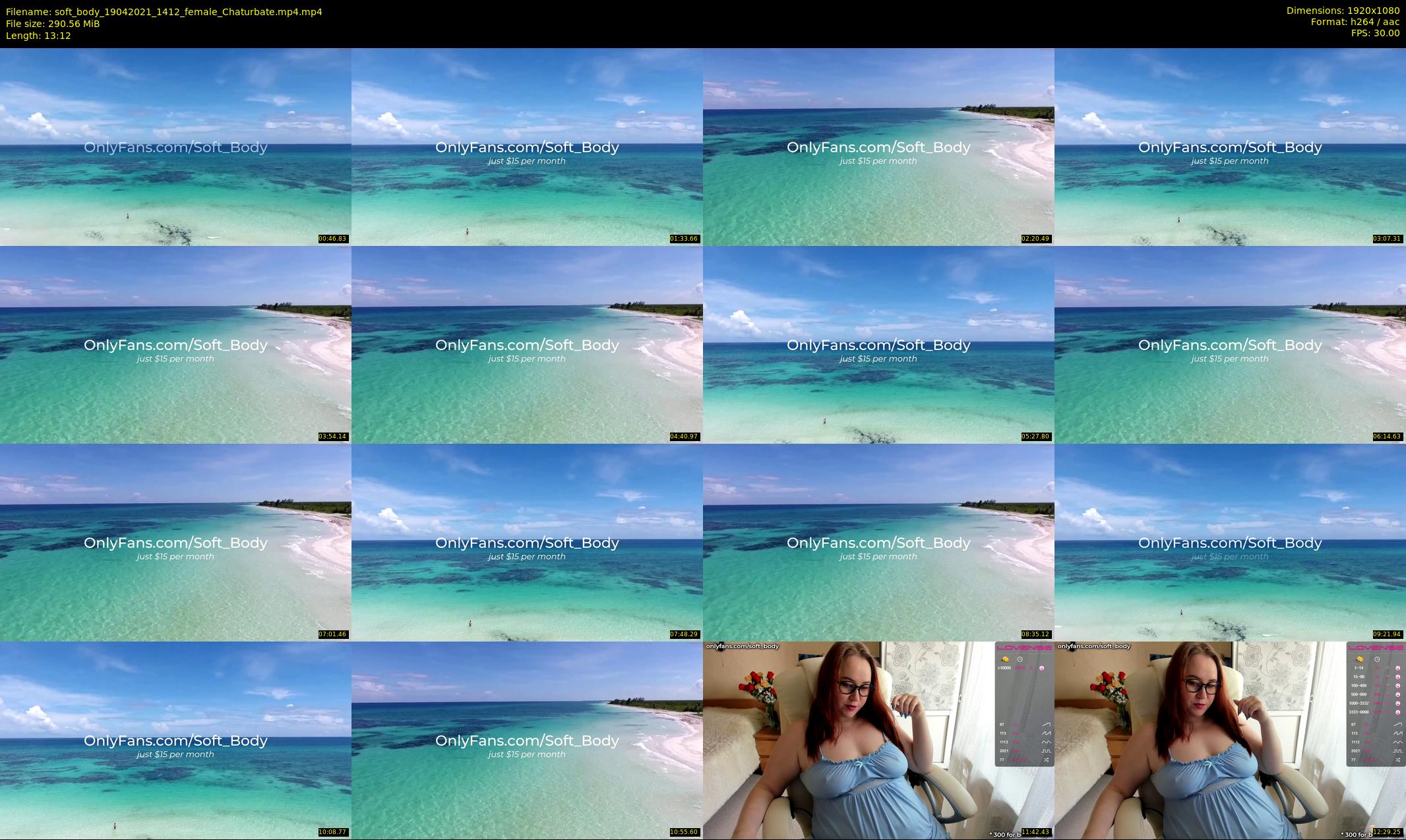 soft_body — 14 minute Chaturbate female cam show recording, 1080p, Apr 19, 2021