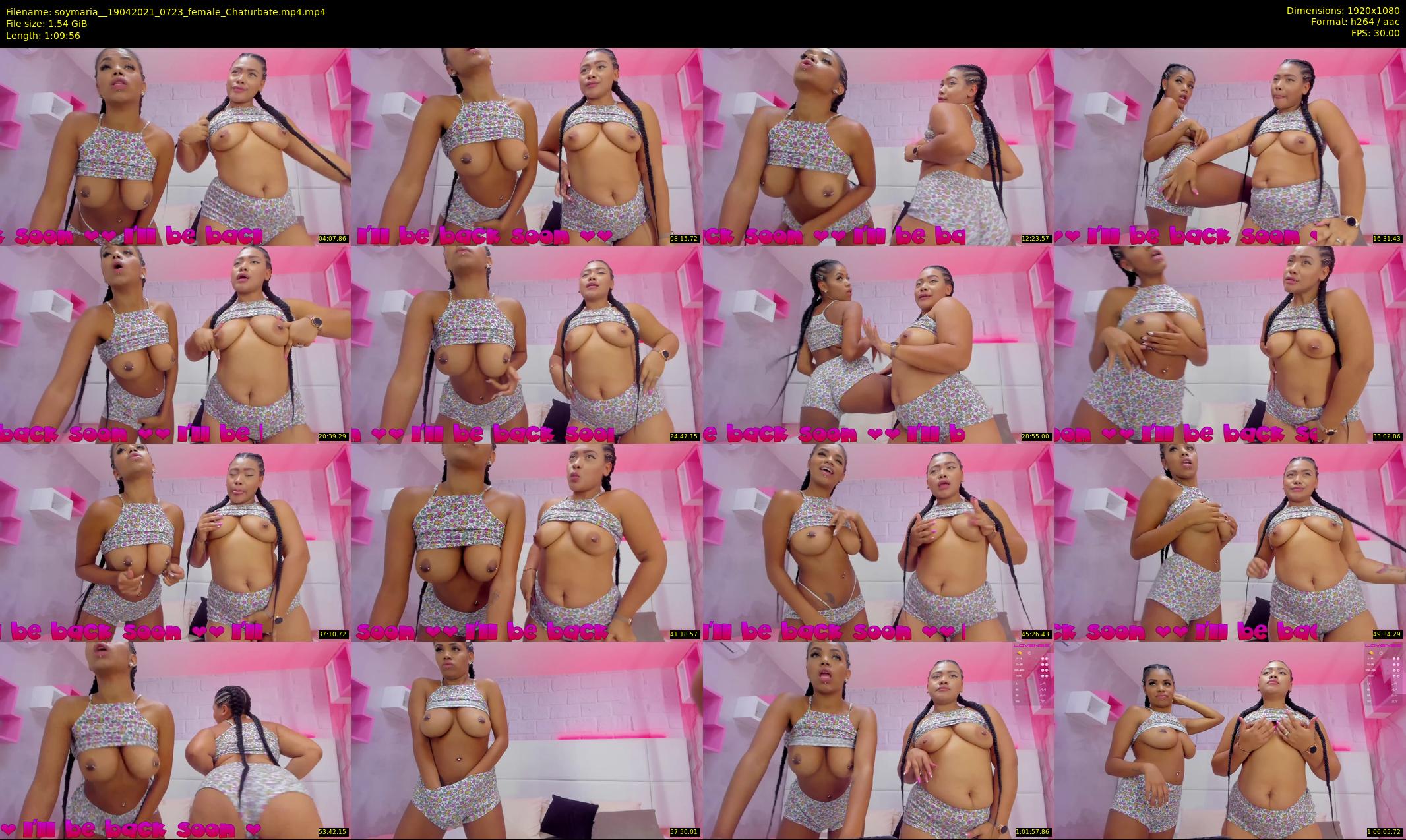 soymaria_ — 70 minute Chaturbate female cam show recording, 1080p, Apr 19, 2021