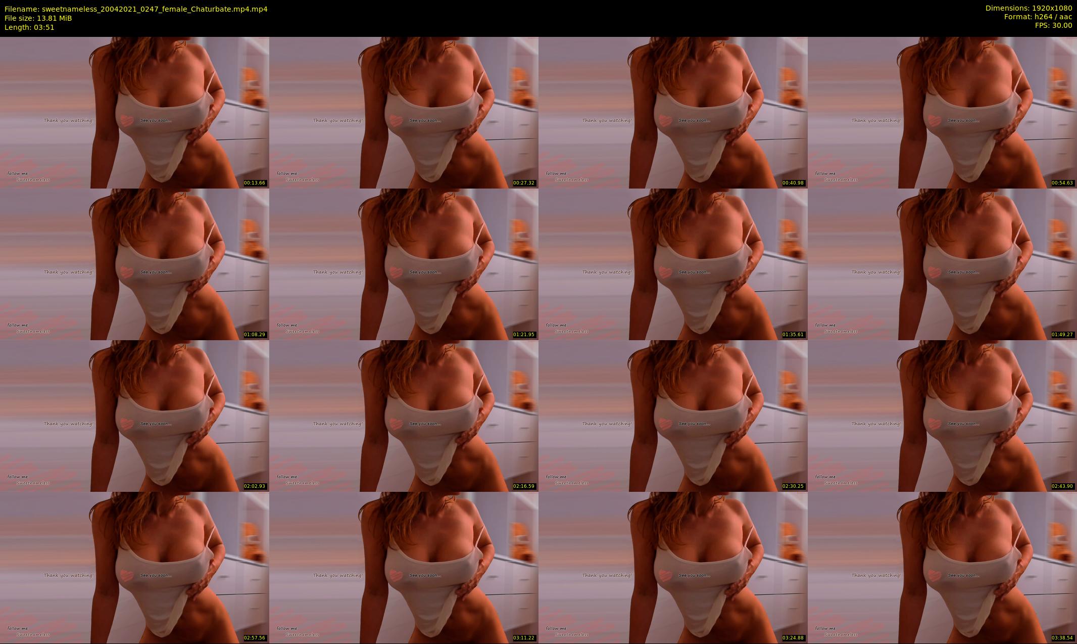 sweetnameless — 4 minute Chaturbate couple cam show recording, 1080p, Apr 20, 2021