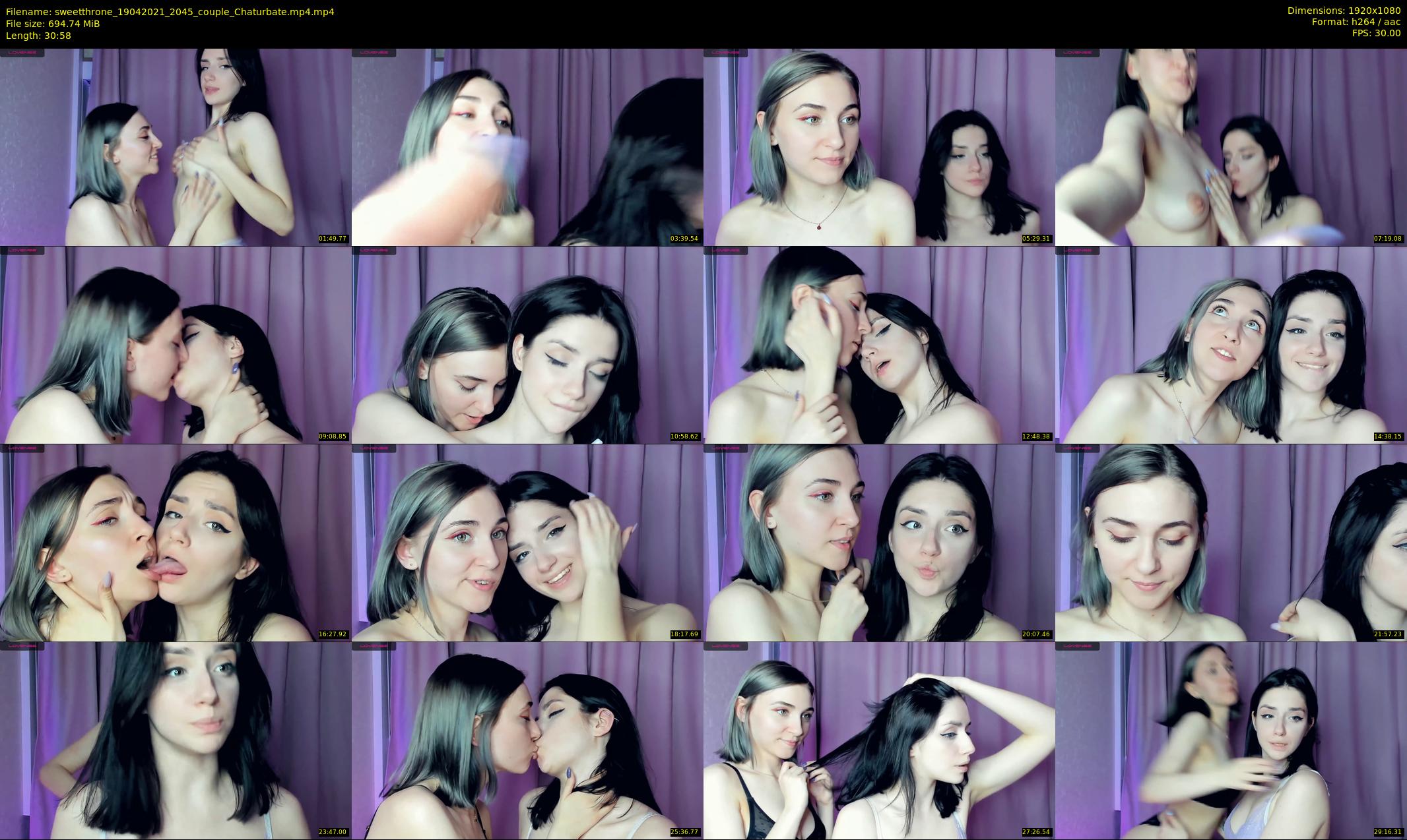 sweetthrone — 31 minute Chaturbate couple cam show recording, 1080p, Apr 19, 2021